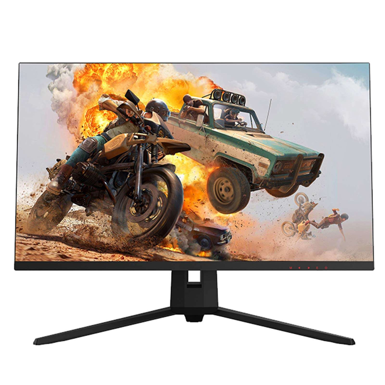 ZZYH 24" 144Hz IPS Monitor - 1920 * 1080, 1ms, FreeSync, HDMI, DisplayPort, VGA, Filter Blue Light, No Flicker, Ultra-Narrow Bezel Computer Curved Display Screen, Suitable for Xbox, PS4 1