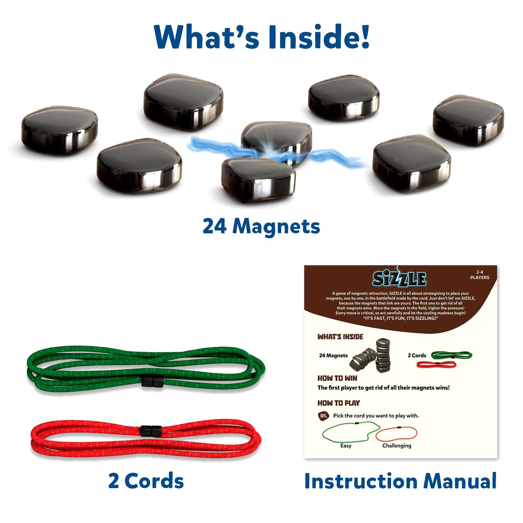 Skillmatics Sizzle - Classic Magnetic Attraction Toy, Strategy & Travel Game, Magnetic Toys & Games, Fun for Family Game Nights, Gifts for Teens & Adults Ages 15+, 2-4 Players 4