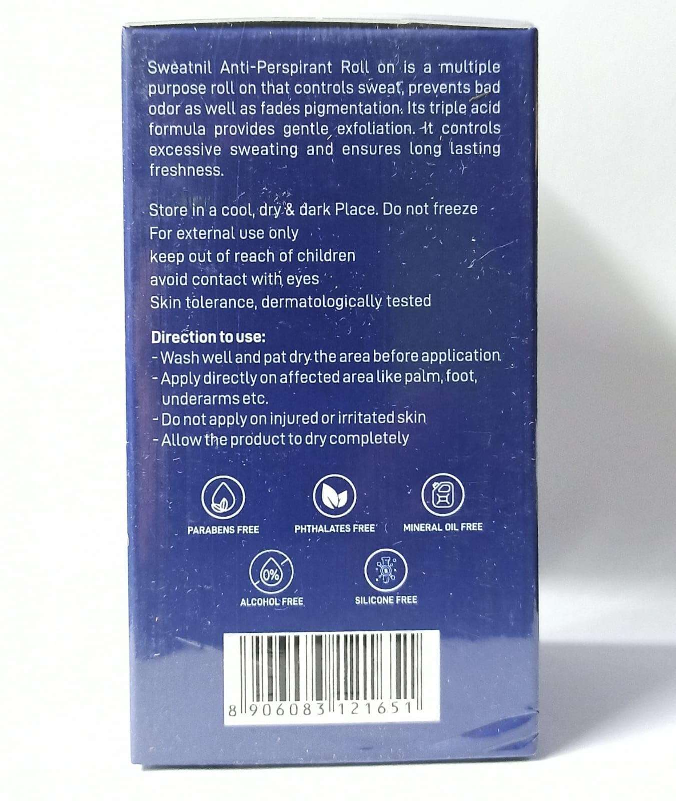 Sweatnil Gel Pack of 2 × 50 ML NEW PACKAGING 5