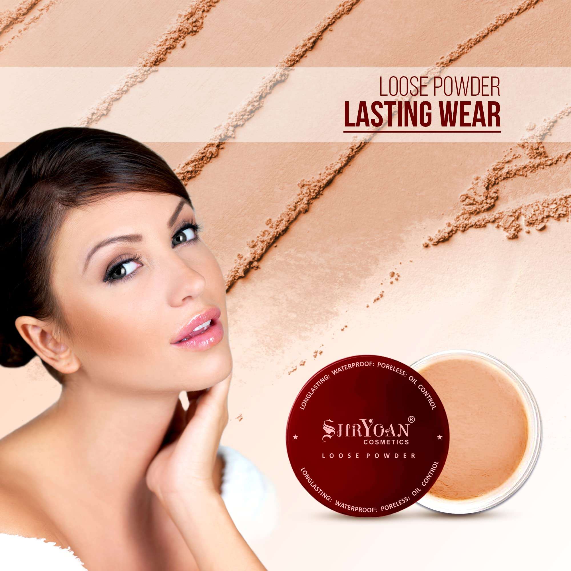 Shryoan Loose Highlighting Complexion Powder| Light Weight With Silky Feel & Easy to Use Suits All Skin Types (10g) (Shade-02) 5