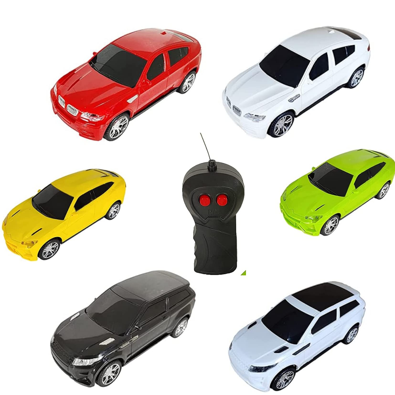 KIDSWAY R C car for Boys Age 4+ Years 2 Direction [ONLY Backward Forward] I Pack of 1 Car Set I Multi Colour and Multi Model