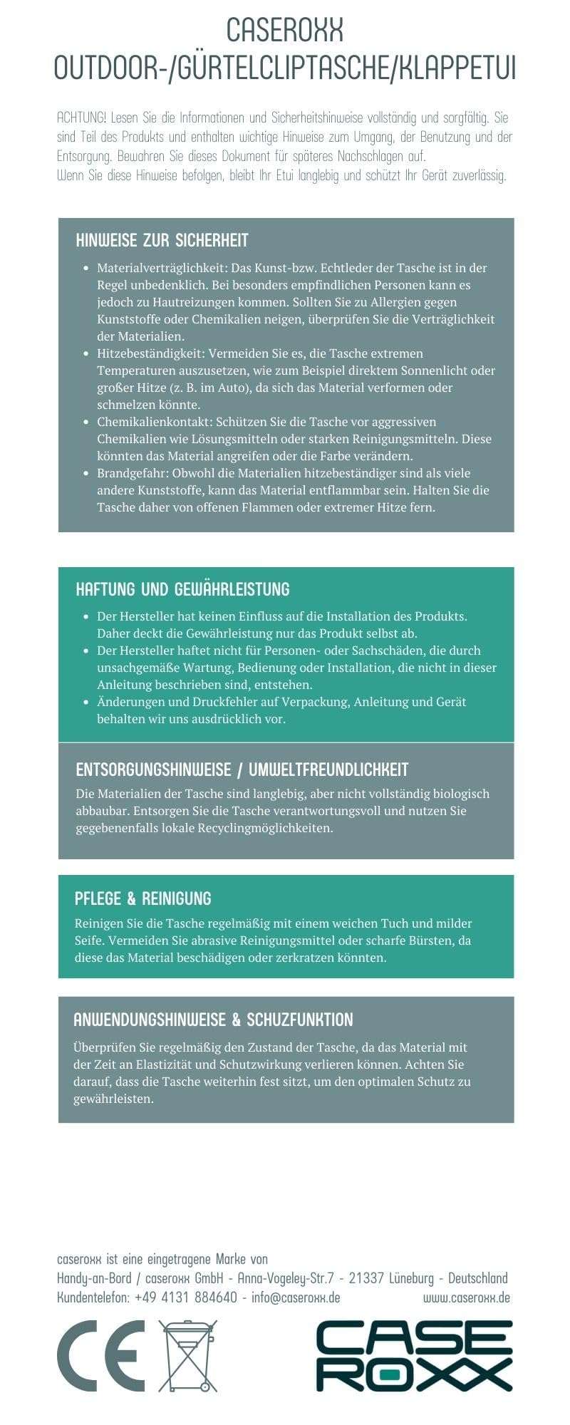 caseroxx Leather-Case with Belt Clip for Motorola RAZR V3m V3c Made of Genuine Leather, Mobile Phone Cover in Black 2