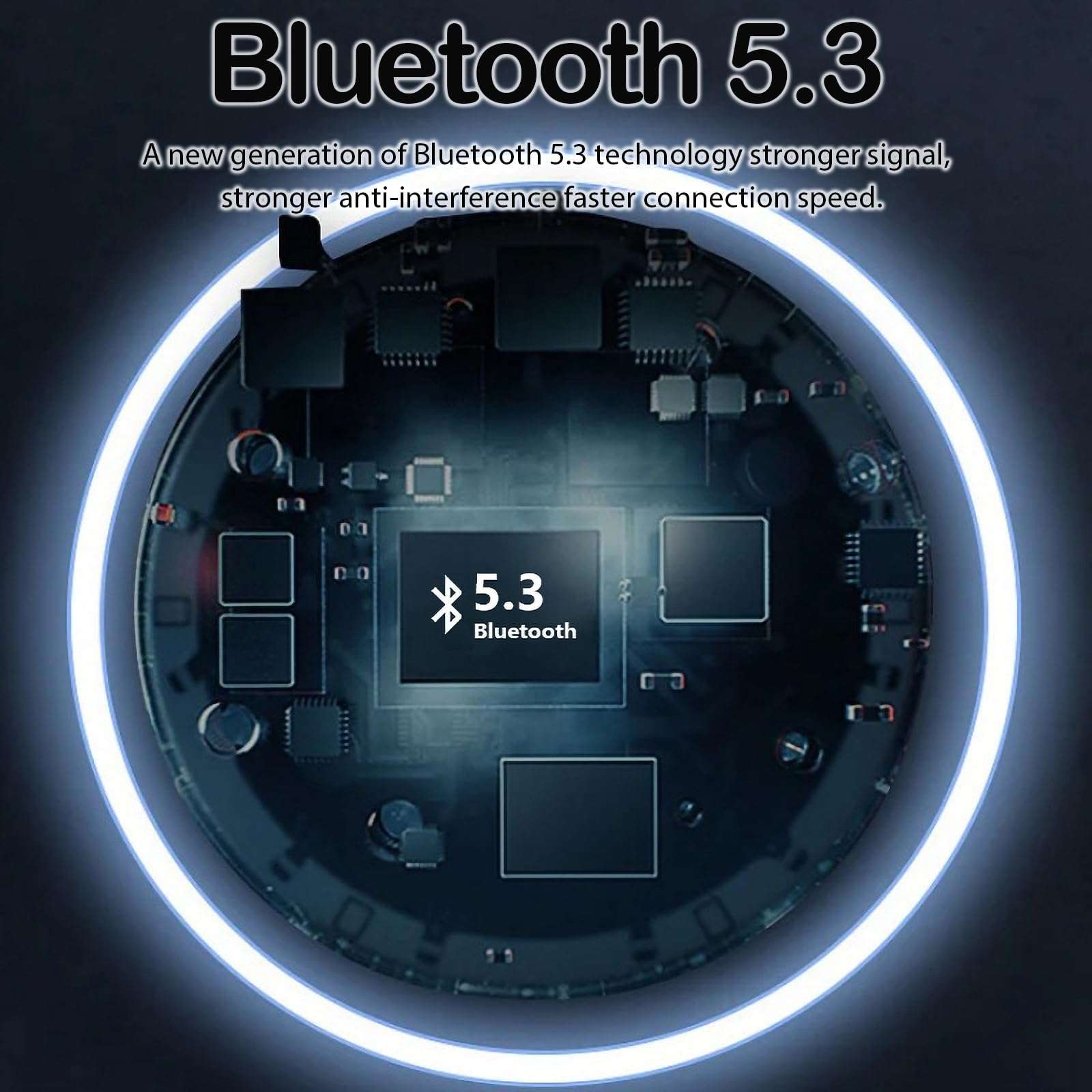 Open Ear Earbuds Single Bluetooth Headphones with Earhooks Over The Ear Bone Conduction Earbuds with Hook for Work Bone Conduction Head Set Bone Conduction Hook Earphone Induction Earphones 5