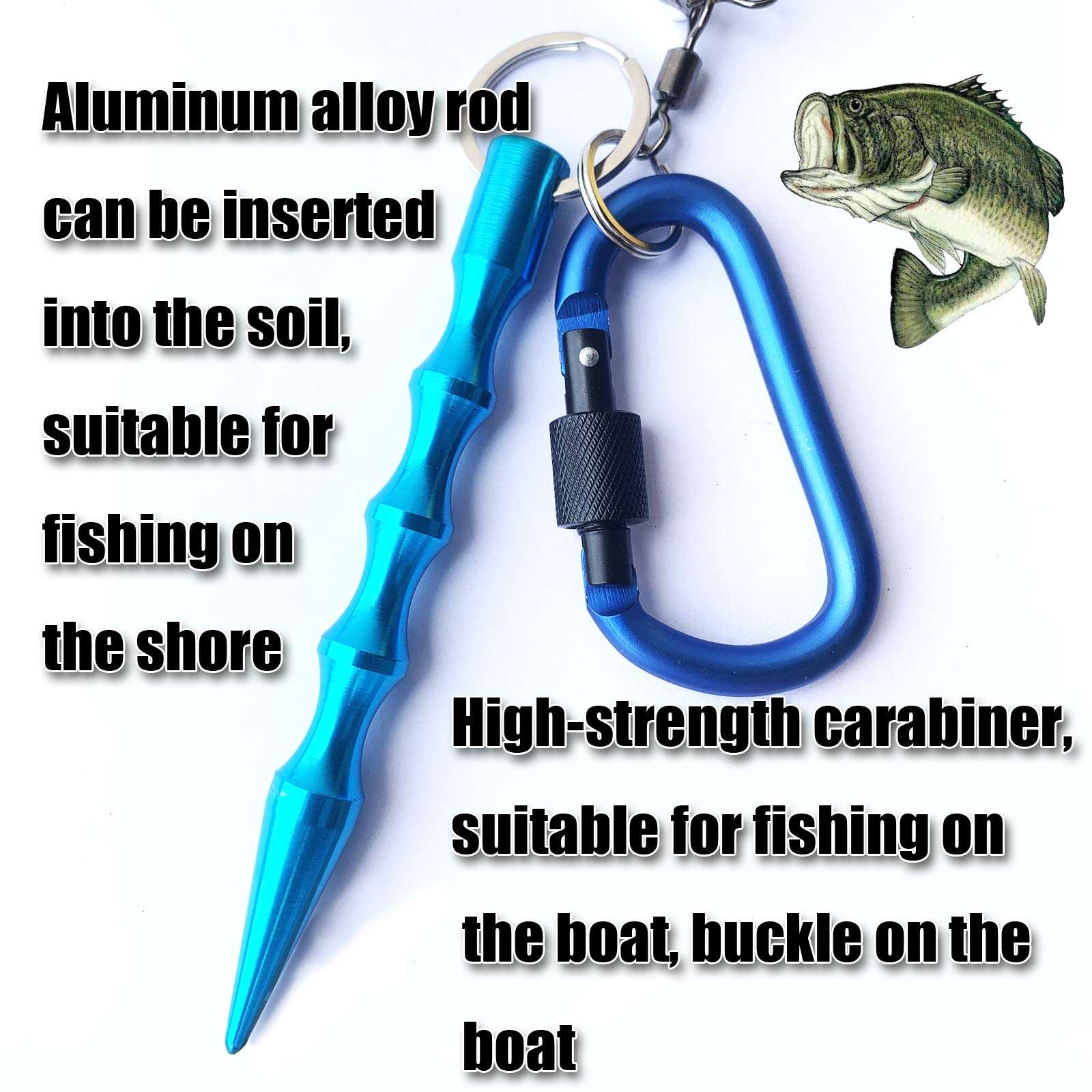 Fish Stringer with Reel Steel Wire Float Fishing Stringer with 10 Stainless Steel Snaps Fish Lock 4