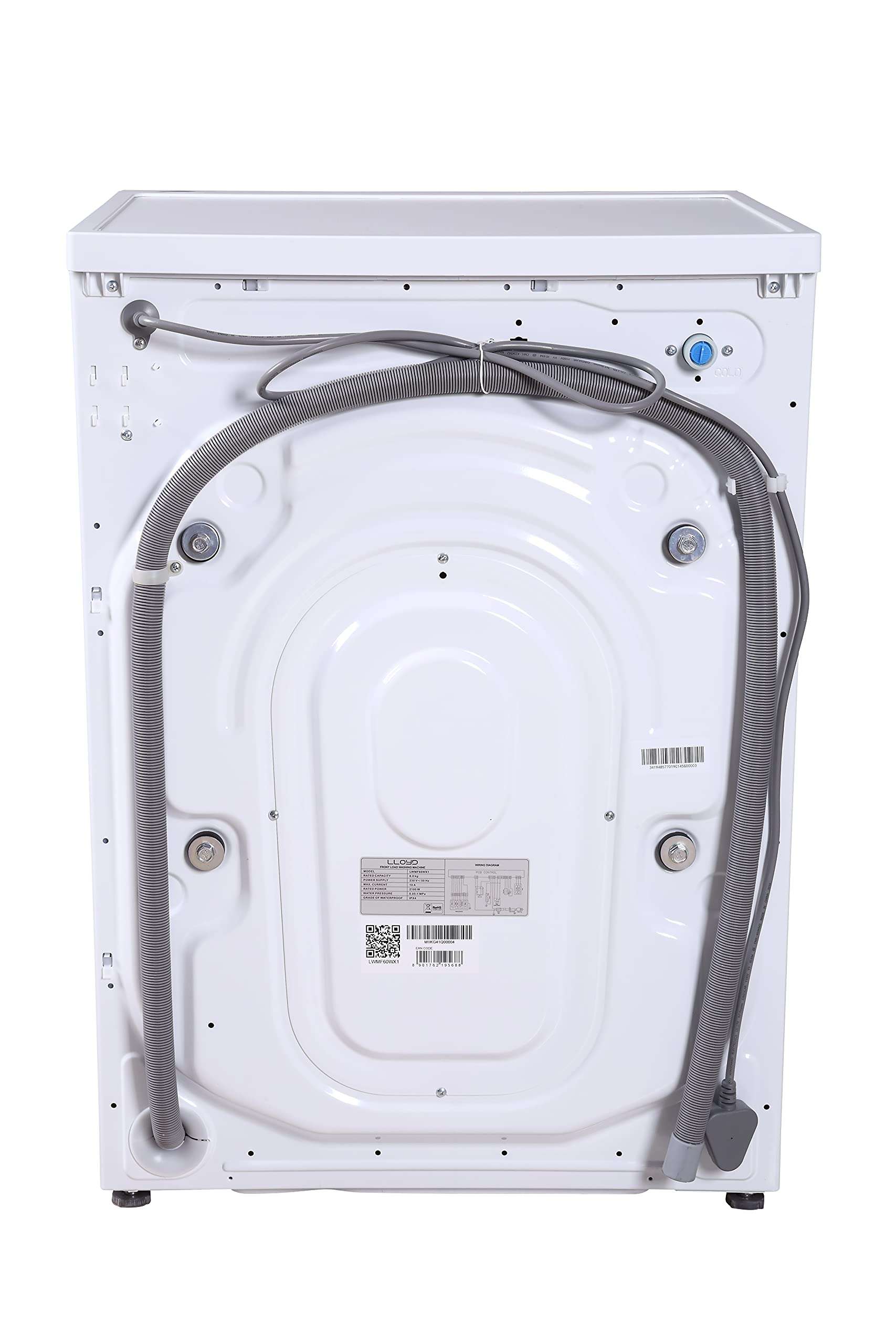 Havells-Lloyd 6 Kg Fully automatic Front Load Washing Machine (LWMF60WX1 White, 90° Self Clean) 5