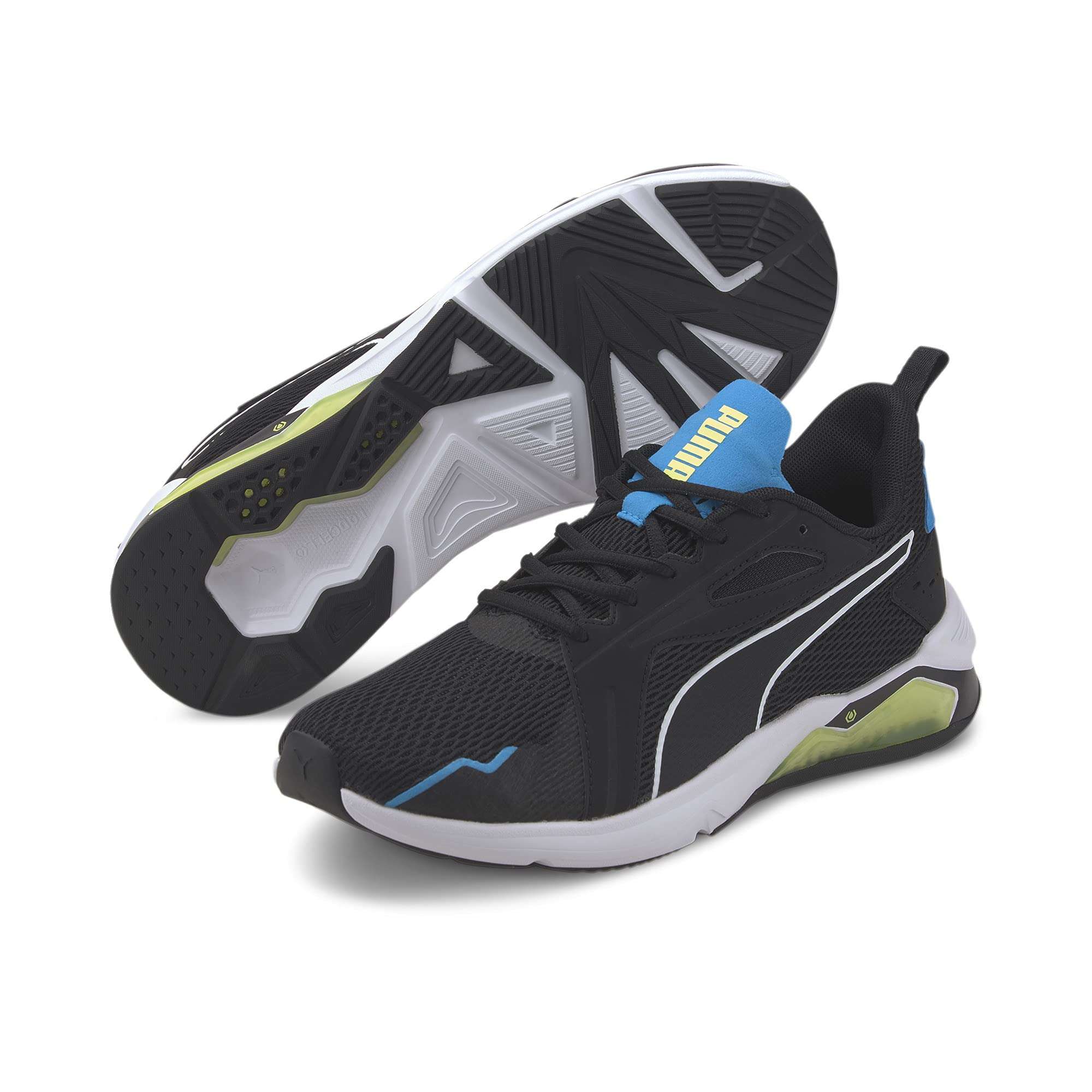 Puma Mens LQDCELL Method Black-Nrgy Blue-Fizzy Yellow Training Shoe - 10UK (19368504) 2