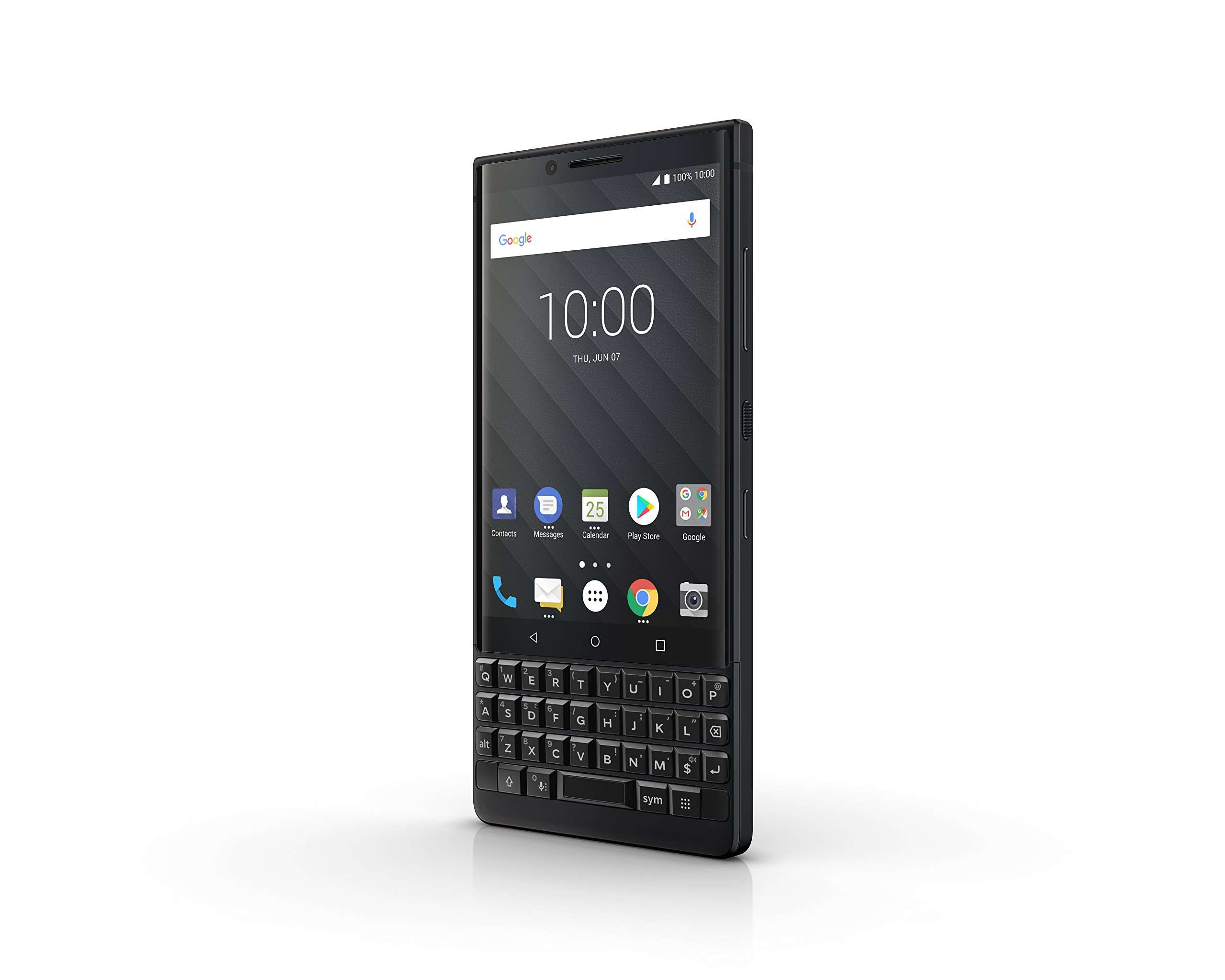 BlackBerry KEY2 64GB (Single-SIM, BBF100-1, QWERTY Keypad) (GSM Only, No CDMA) Factory Unlocked SIM-Free 4G/LTE Smartphone - International Version (Black) - No warranty in the USA 1