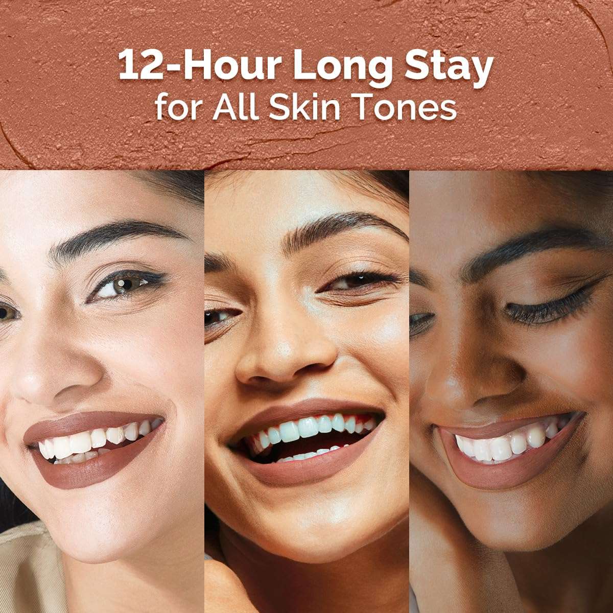 Mamaearth Moisture Matte Longstay Mini Lipstick with Avocado Oil & Vitamin E for 12 Hour Long Stay-04 Cinnamon Nude - 0.7 g 6