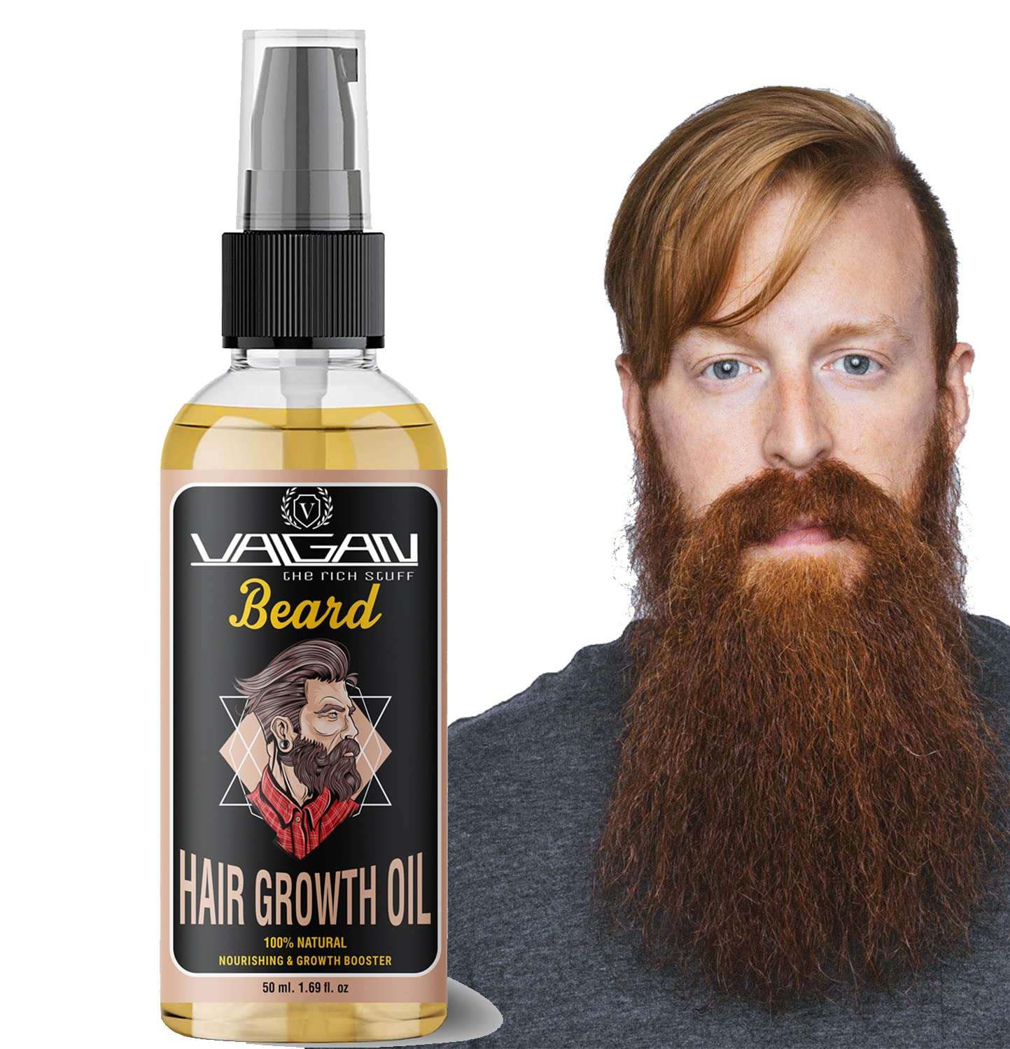 Mooch And Beard Oil For Men For Thicker & Longer Beard