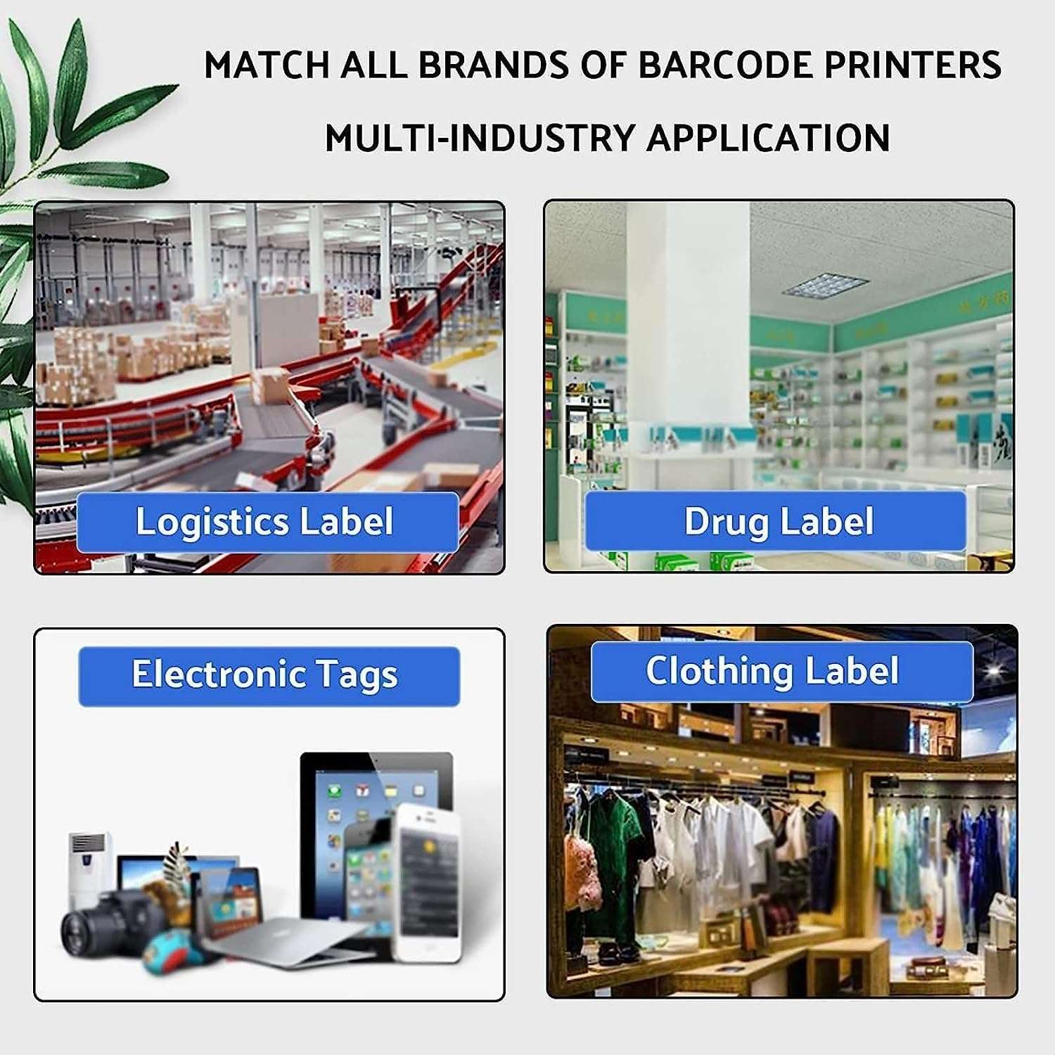 Pveanns Label Rewinder, Automatic Label Rewinder, Stainless Steel Shaft, 0-8 Inch/s Speed-Adjustable, Synchronized with Printer,Low Noise for Office, Warehouse 3