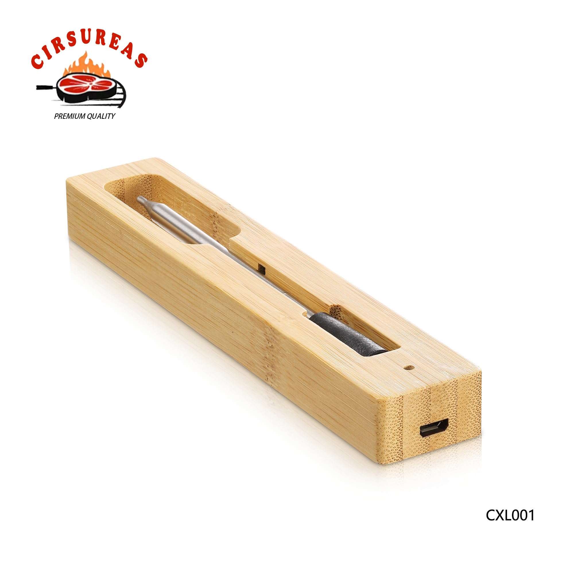 Wireless Meat Thermometer, Smart Digital Bluetooth Meat Thermometer, Instant Read Digital Food Thermometer, Smart APP Control, Kitchen Thermometer for Roast, Oven, Grill, BBQ, Smoker, Rotisserie 6