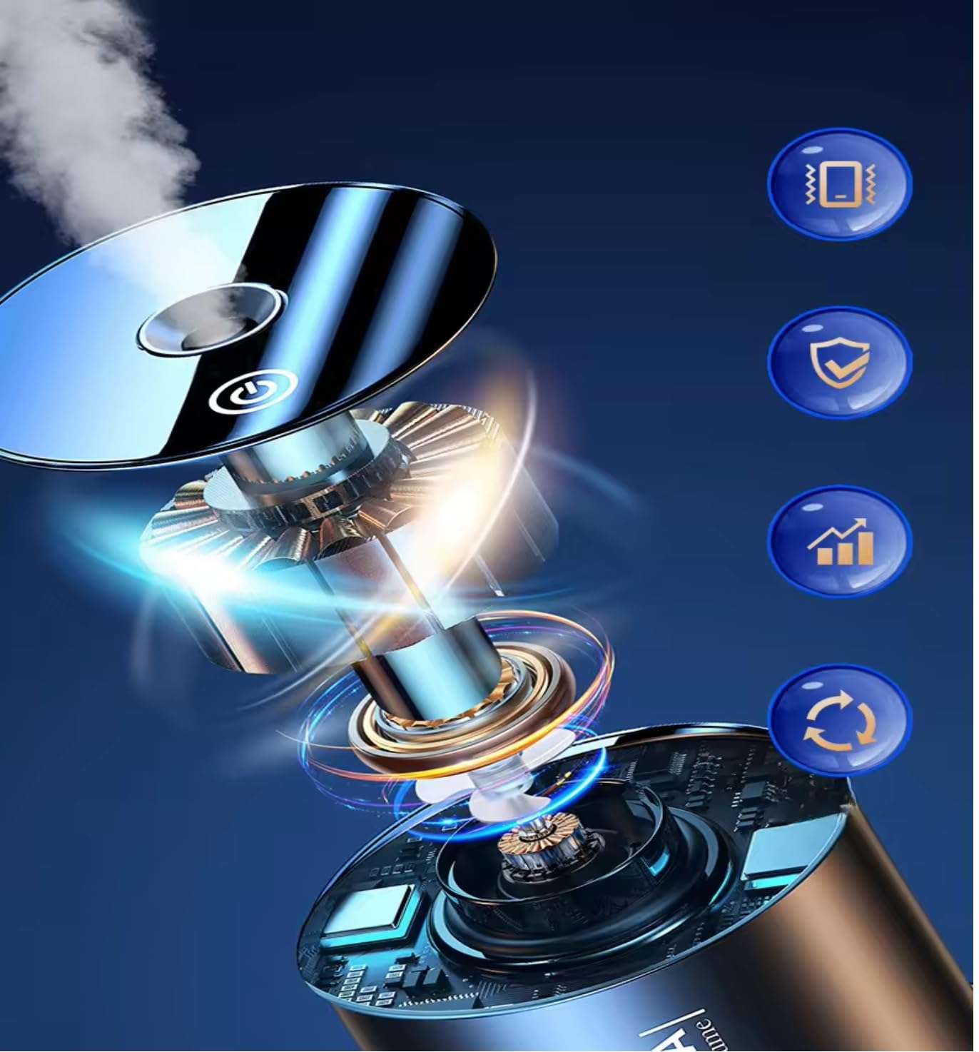 Qawachh Large Capacity Perfume Spray Car Perfume Intelligent Air Aroma Diffuser Diffuserm with 3 different modes 3