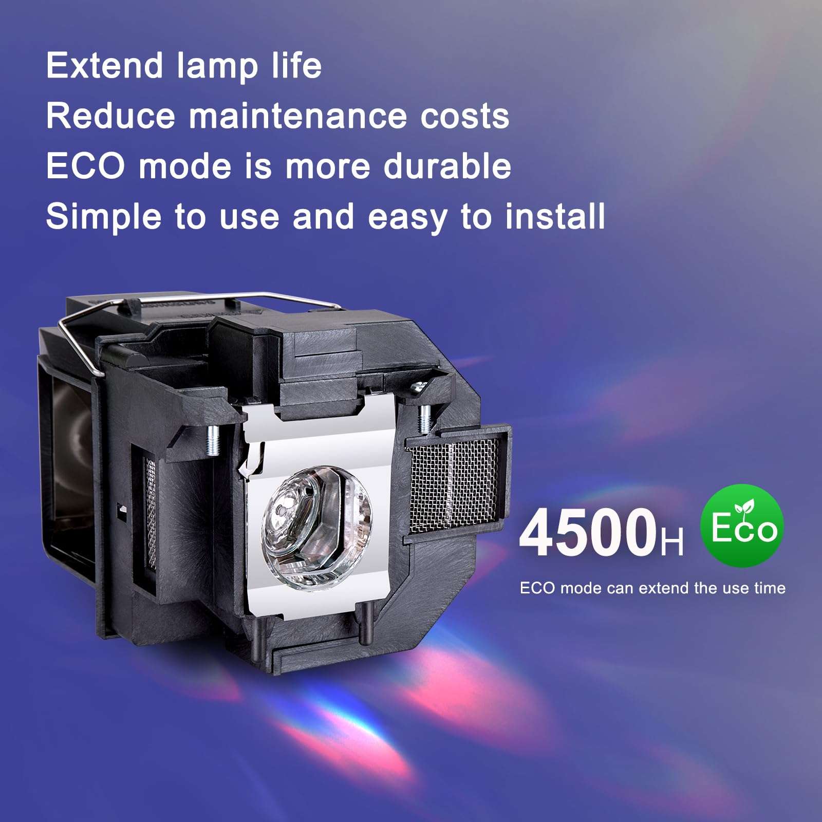 YOSUN Replacement lamp for epson-elplp95-v13h010l95 PowerLite Home Cinema 975W 1450 5510 5530U 5535U 5520W 2065 2155W 2165W 2245U 2250U 2255U 2265U Replacement Projector lamp Bulb, with Housing 3