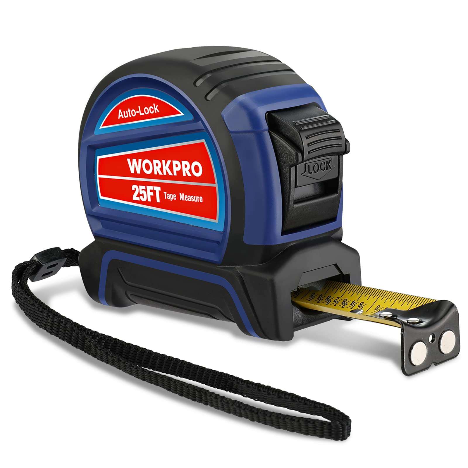 WORKPRO Auto-Lock Tape Measure 25 FT and 10-Piece Reciprocating Saw Blade Set 3