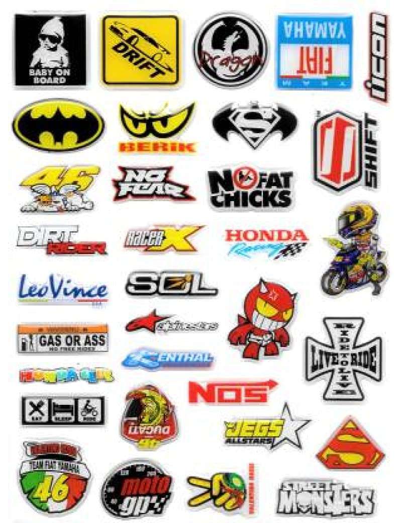 True Vision Bike Sticker Kit Universal for All Bike Tvnewmix204 1