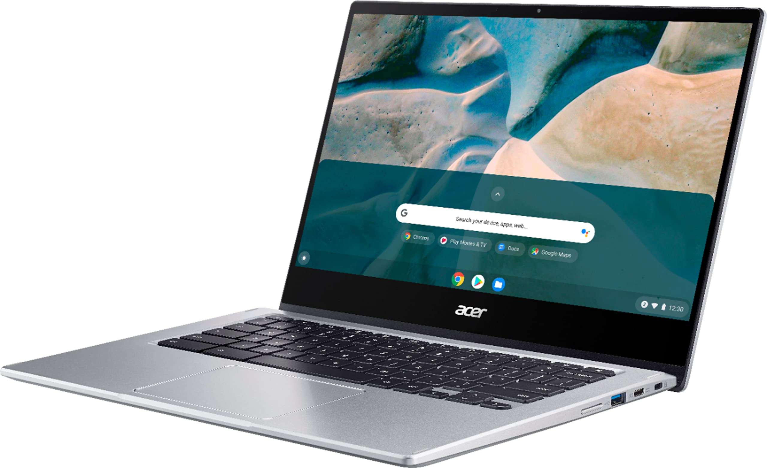 acer 2022 Chromebook Spin 514 2-in-1 Convertible Laptop, 14" FHD Touchscreen, AMD Ryzen 3 3250C Processor, 4GB RAM, 64GB eMMC, USB-C, 10+ Long Battery Life, Backlit KB, Chrome OS, YSC Accessory 2