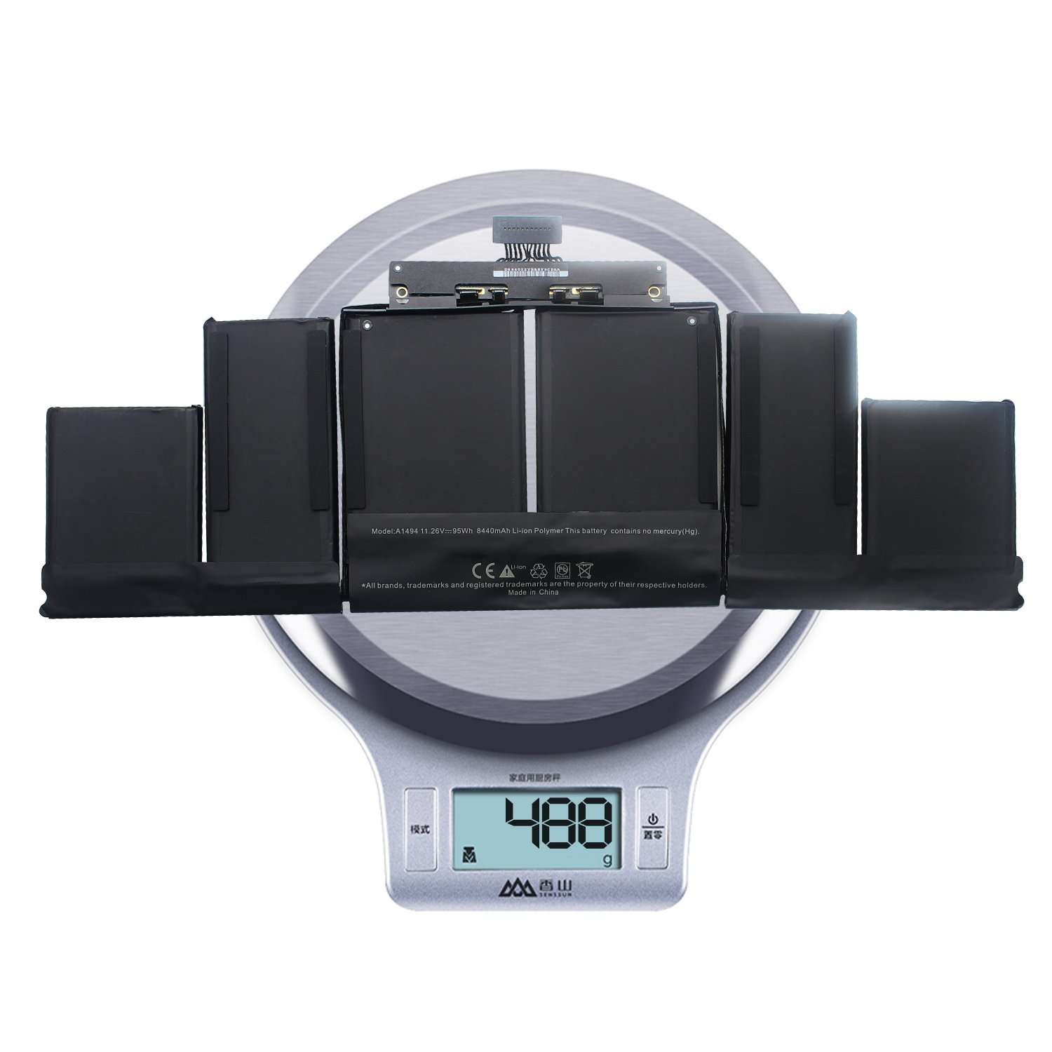 SWEALEER A1494 Laptop Battery Compatible with A1398 MacBook Pro 15 inch Retina Notebook (Only fit Late 2013 Mid 2014 Version) Replacement ME293 ME294 [Li-ion 6 Cell 11.26V 95Wh A1494] 6