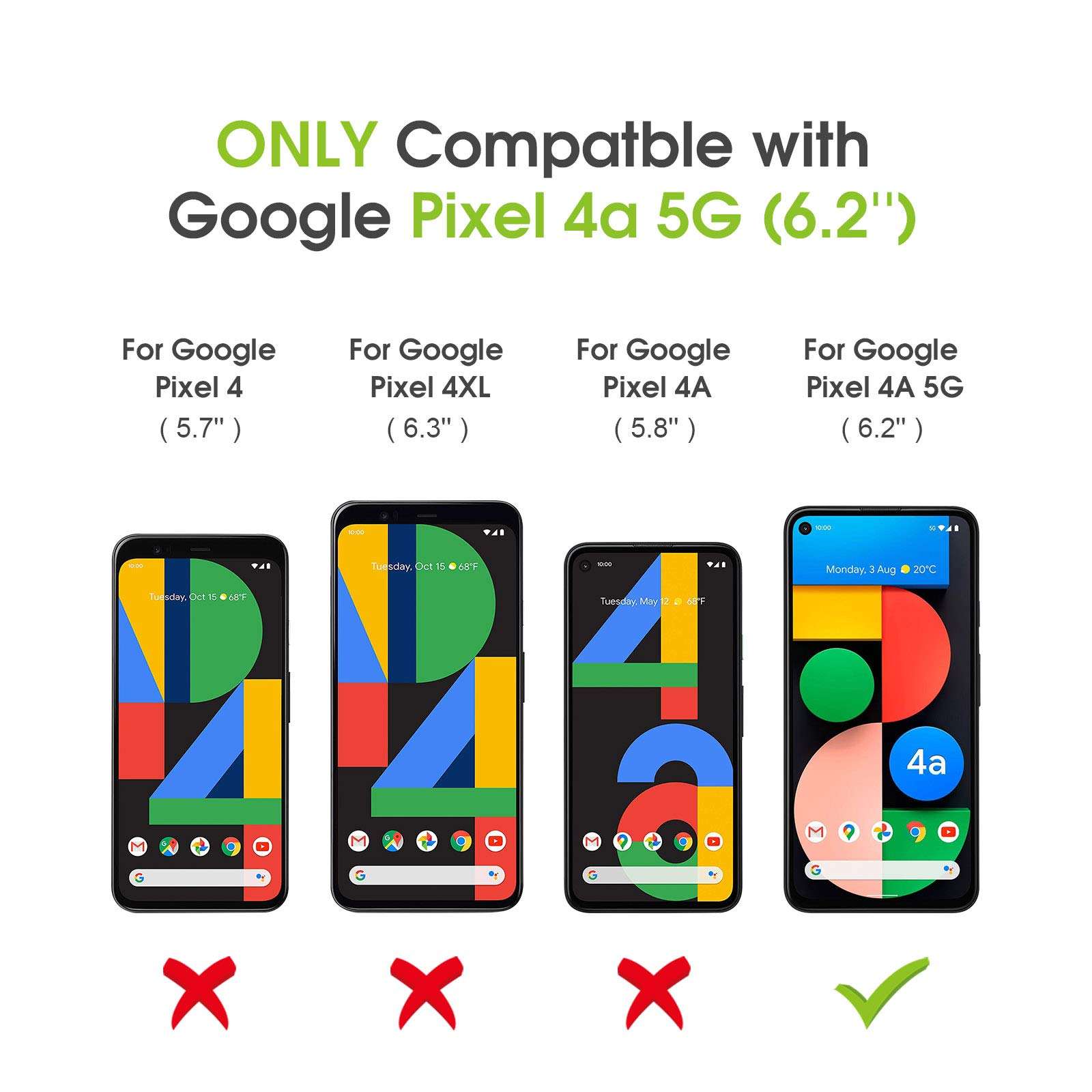 ABITKU Compatible with Google Pixel 4A 5G Case,Slim Silicone Gel Rubber Case Cover (with Microfiber Lining) Full Body Shockproof Design for Google Pixel 4A 5G 6.2 INCH (Pink) 2