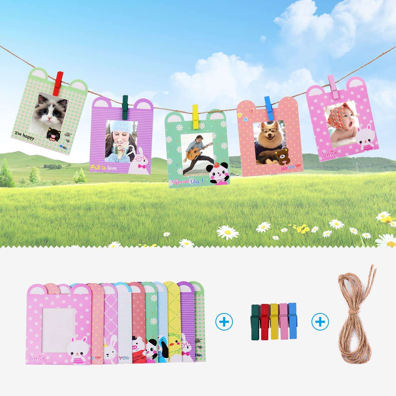 Jabey Accessories kit Mini 11, 12-in-1 Instant Camera Accessories Bundle Kit Compatible with Mini 11 Including Camera Bag/Camera Strap/Photo Album/Photo Clips/Photo Frame/ing STRI 3