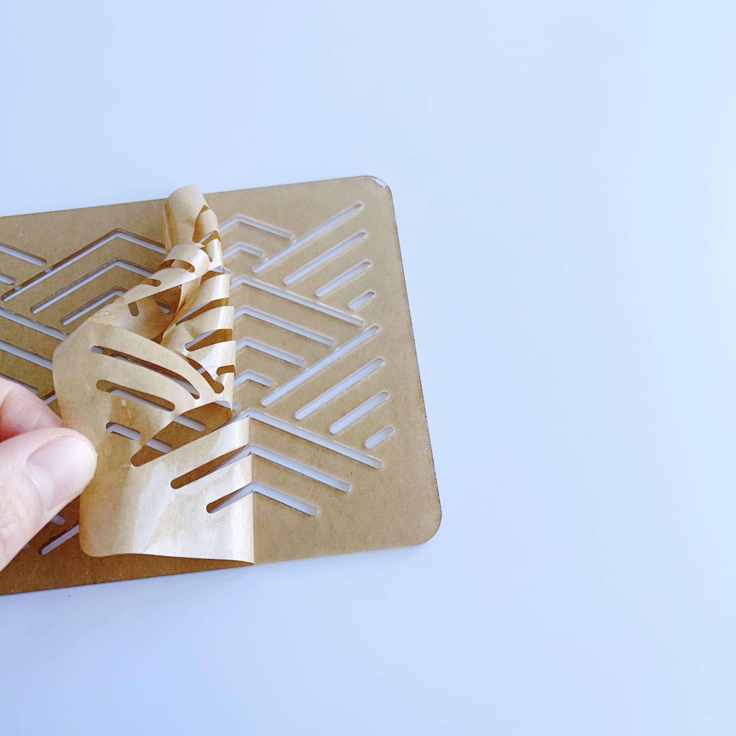 Clear Acrylic Sashiko Stencil, Embroidery Pattern Template, Quilting Stencil Tool (Pattern D) 4