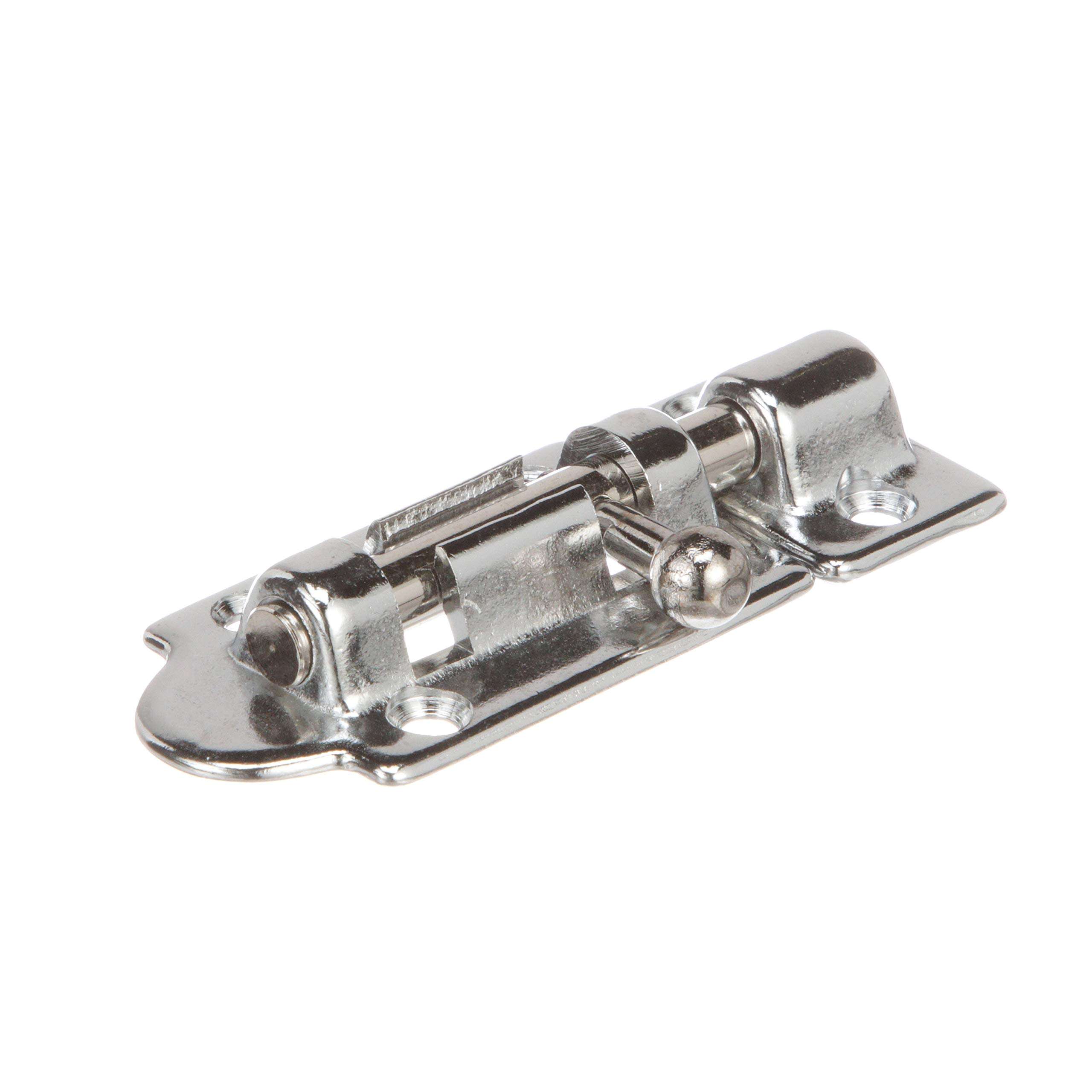 Seachoice Marine-Grade Barrel Bolt, Chrome-Plated Brass, 2-7/8 in. X 1-3/8 in. 1
