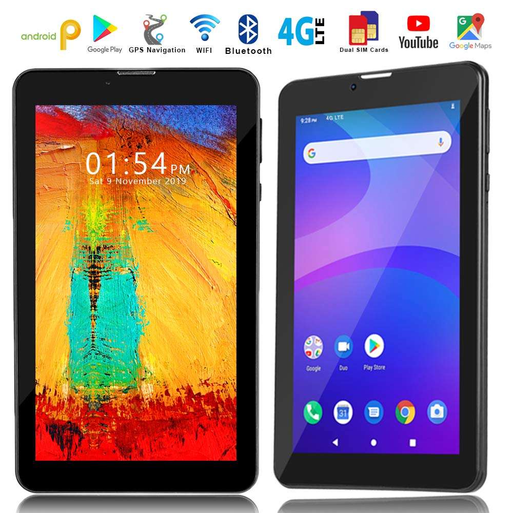 Indigi 2-in-1 Phablet 7" Tablet PC 3G Smartphone Android 4.4 Built-in Smart Cover GSM Unlocked (Pink) 6