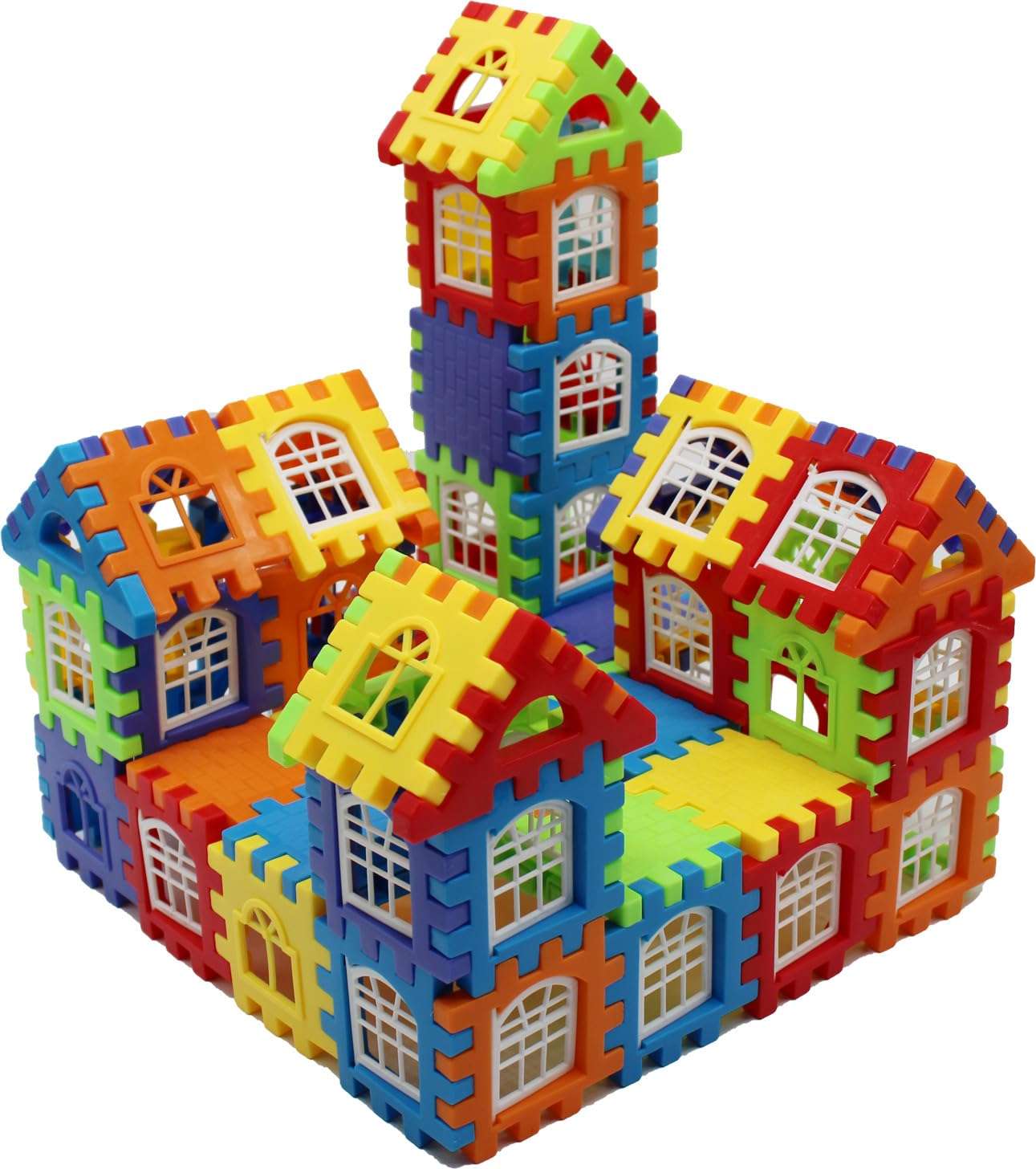 160+ Pcs Happy Home House Building Block Toy for Kids with Attractive Windows 3