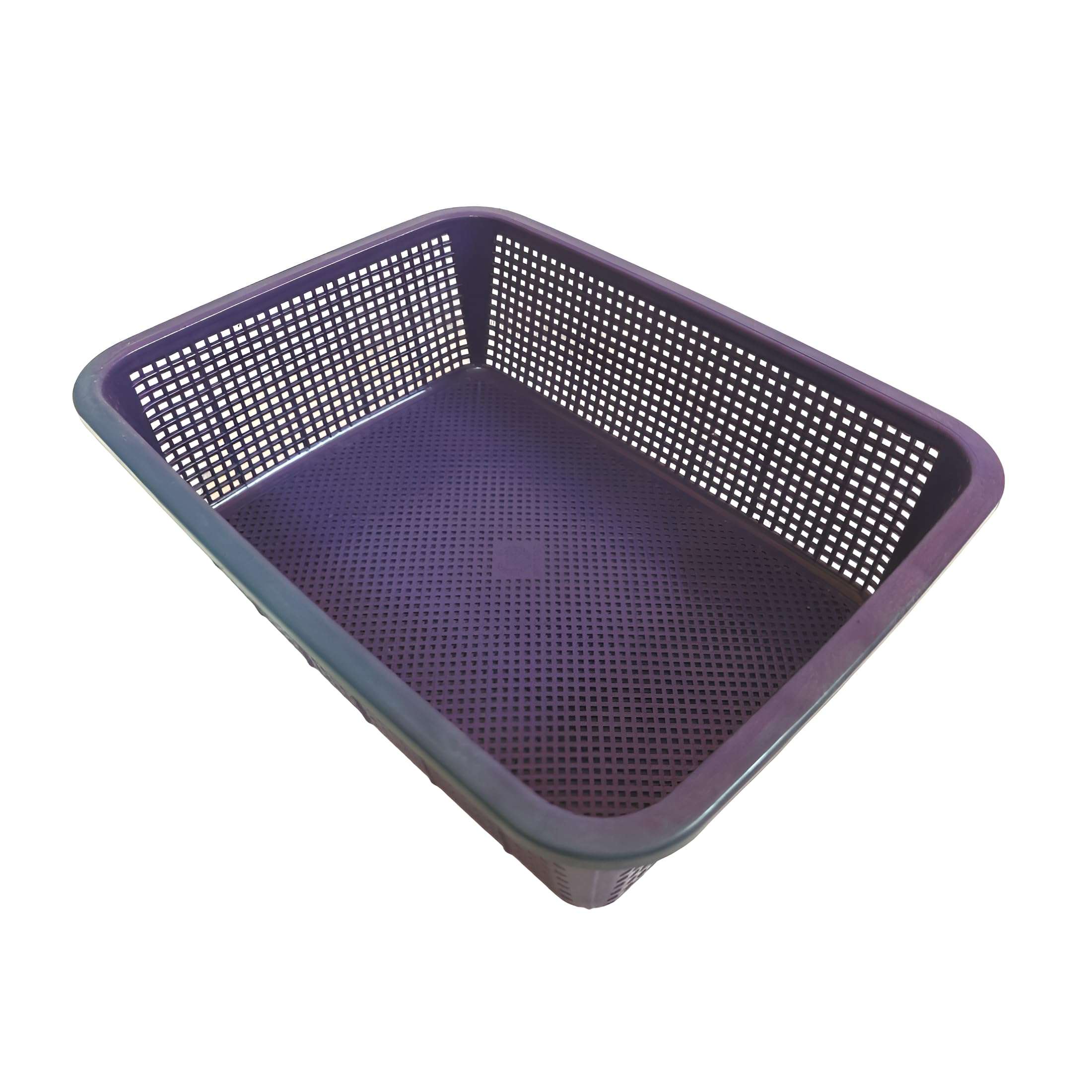 Plastic Storage Basket Tray Organizer for Living Room, Bedroom, Kitchen, Bathroom - (Rectangular, Medium, Multicolour, Pack of 1) 1