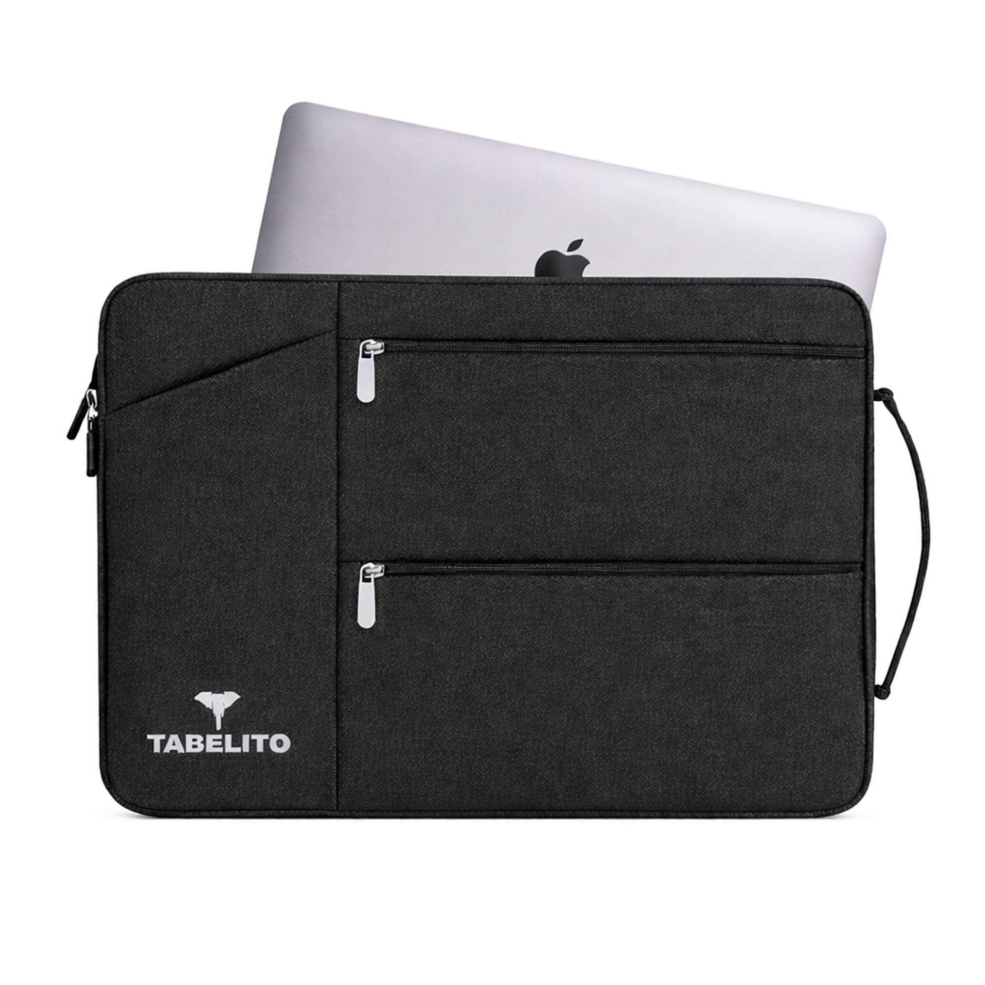 Tabelito® Hybrid Laptop Bag Sleeve Case Cover Pouch for 14 Inch Laptop Apple/Dell/Lenovo/Asus/Hp/Samsung/Mi/MacBook/Ultrabook/Thinkpad/Ideapad/Surfacepro (13.3 inch, Black) 3