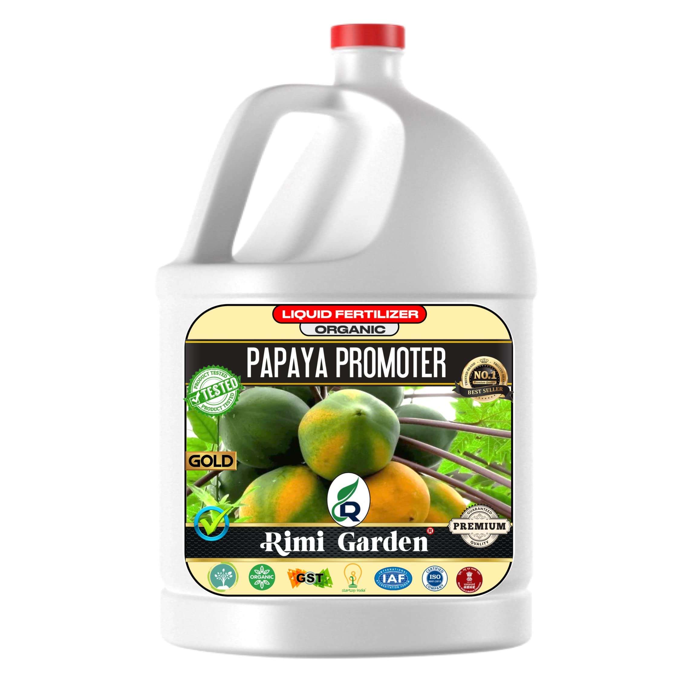 Rimi Garden® Papaya Promoter Premium Essential Powerful Liquid Fertilizer for the Best Growth of Papaya Plants. (1000 ml) 1