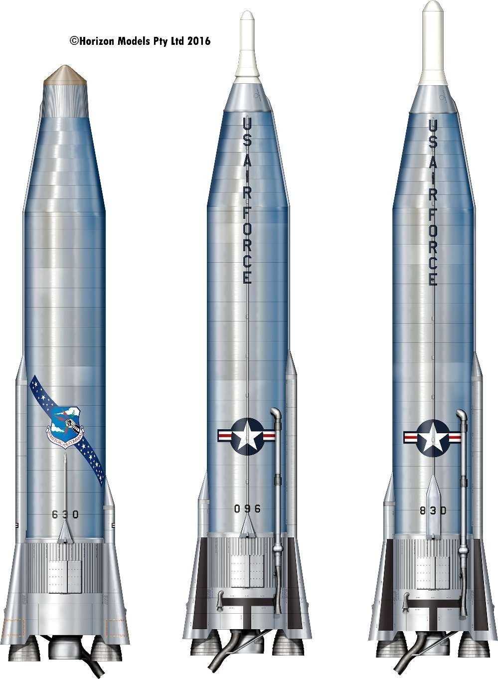 Horizon Models 1/72nd Scale Convair SM-65D Atlas Plastic Model Kit 2