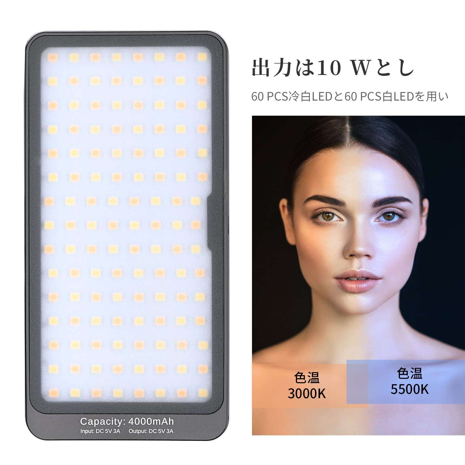 SUNWAYFOTO FL-120 LED Studio Video Light Kit for Camera Video Photography 3000-5500k Bi-Color Portable Panel 2