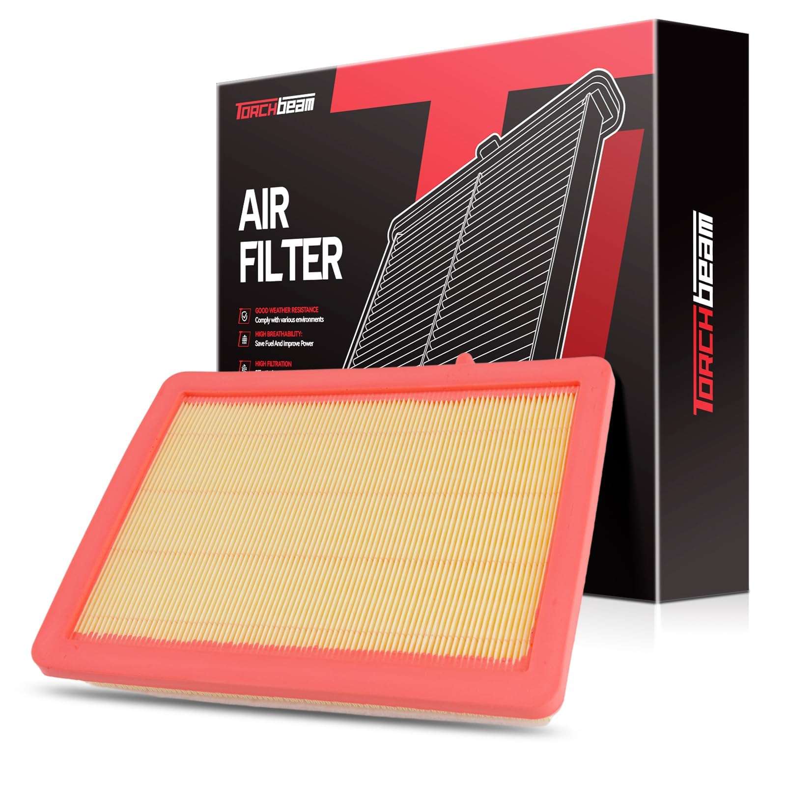 Torchbeam Equinox Air Filter, Car Engine Air Filter CA12260 Fits for Chevrolet Equinox 2019 2020 2021 2022 2023 2024,for GMC Terrain 2018-2024 1