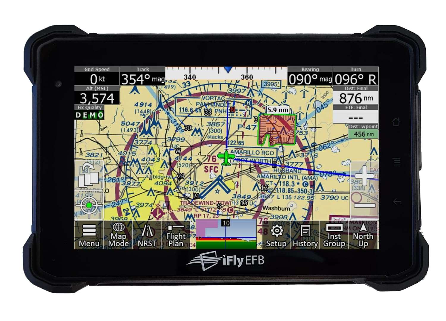 Generic iFly EFB Aviation Tablet, Black