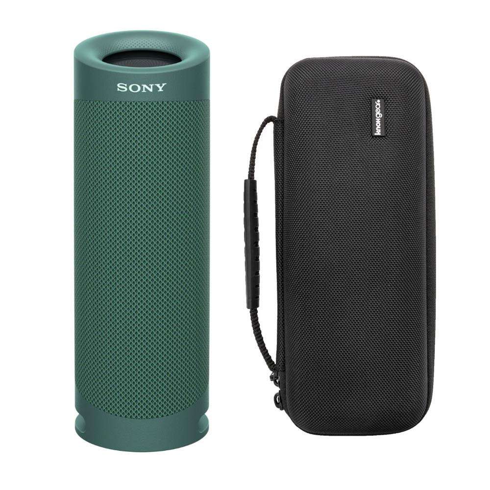 Sony SRS-XB23/G Extra BASS Bluetooth Wireless Portable Speaker (Olive Green) Bundle (2 Items) 1