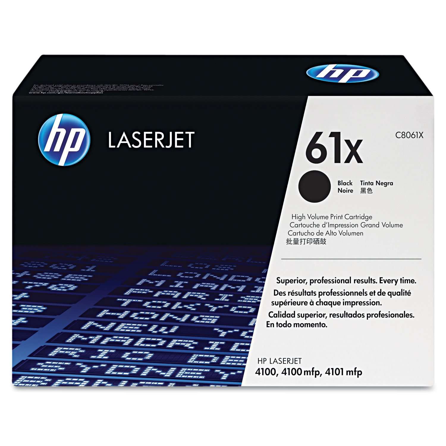 HP C8061X (61X) 4100/4101 High Yield Black Toner Cartridge 1