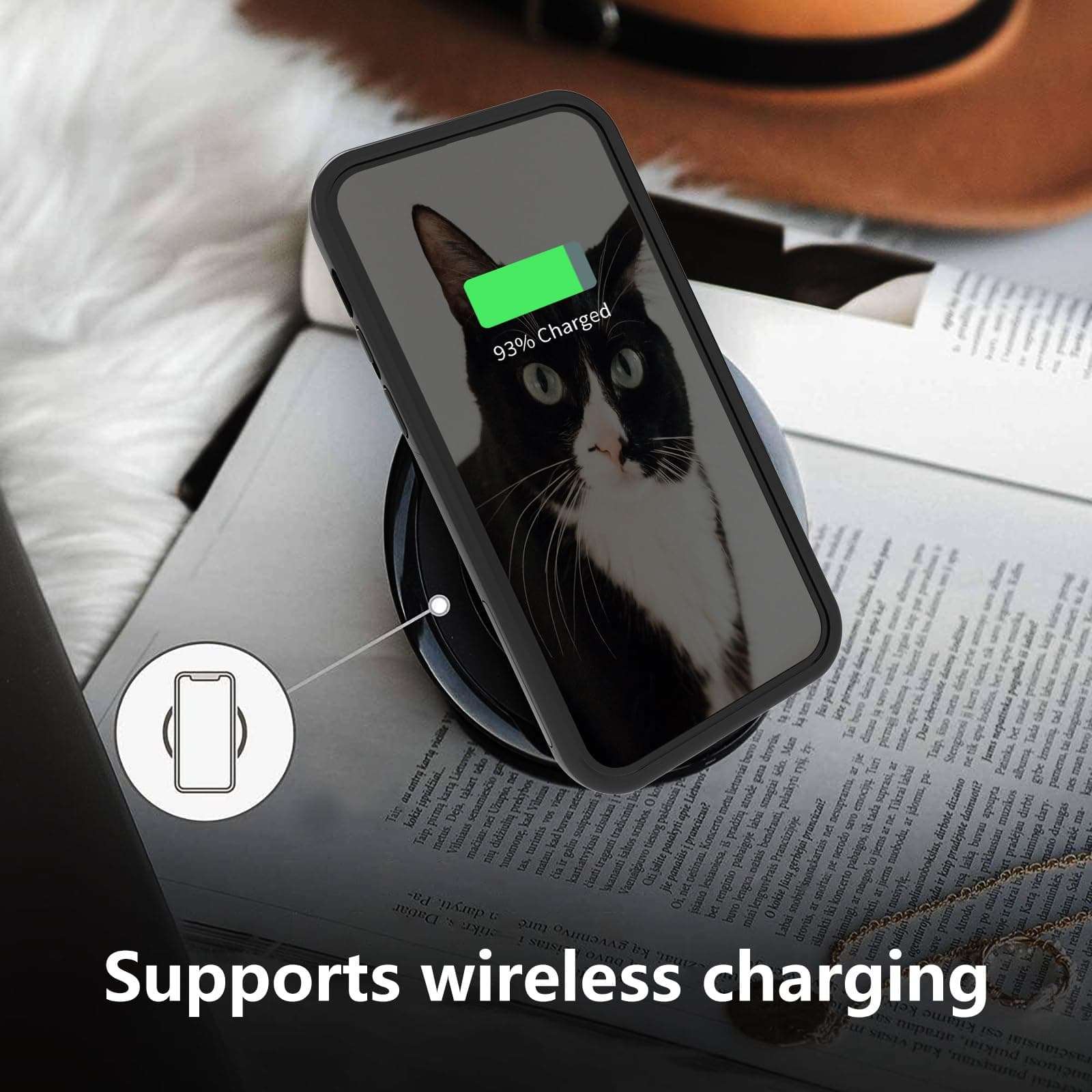 DHYYDSQZ for BLU View 5 Pro Phone Case for BLU View 5 Pro B170D with Cute Art Cat Design Slim Shockproof Soft TPU Silicone Cover [Square Edges] [Camera Protection] Case for BLU View 5 Pro 6.75" 2024 5