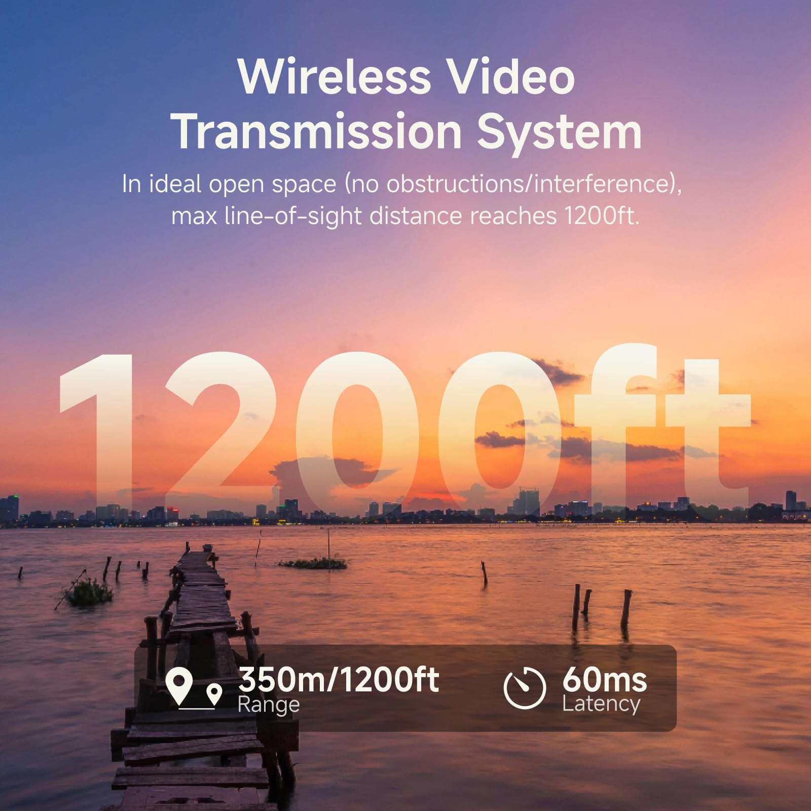 Accsoon CineView M7 Pro Monitor + CineView Master 4K Wireless Video Transmitter&Receiver Video Transmission System 6