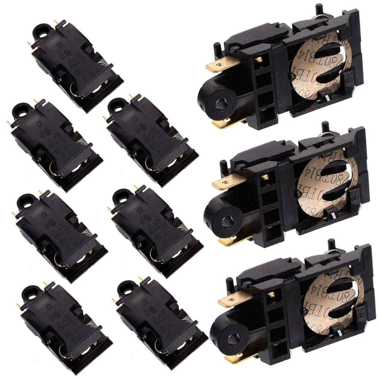 CATIEBYE Universal 16A Electric Kettle Temperature Control Thermostat Replacement Switch