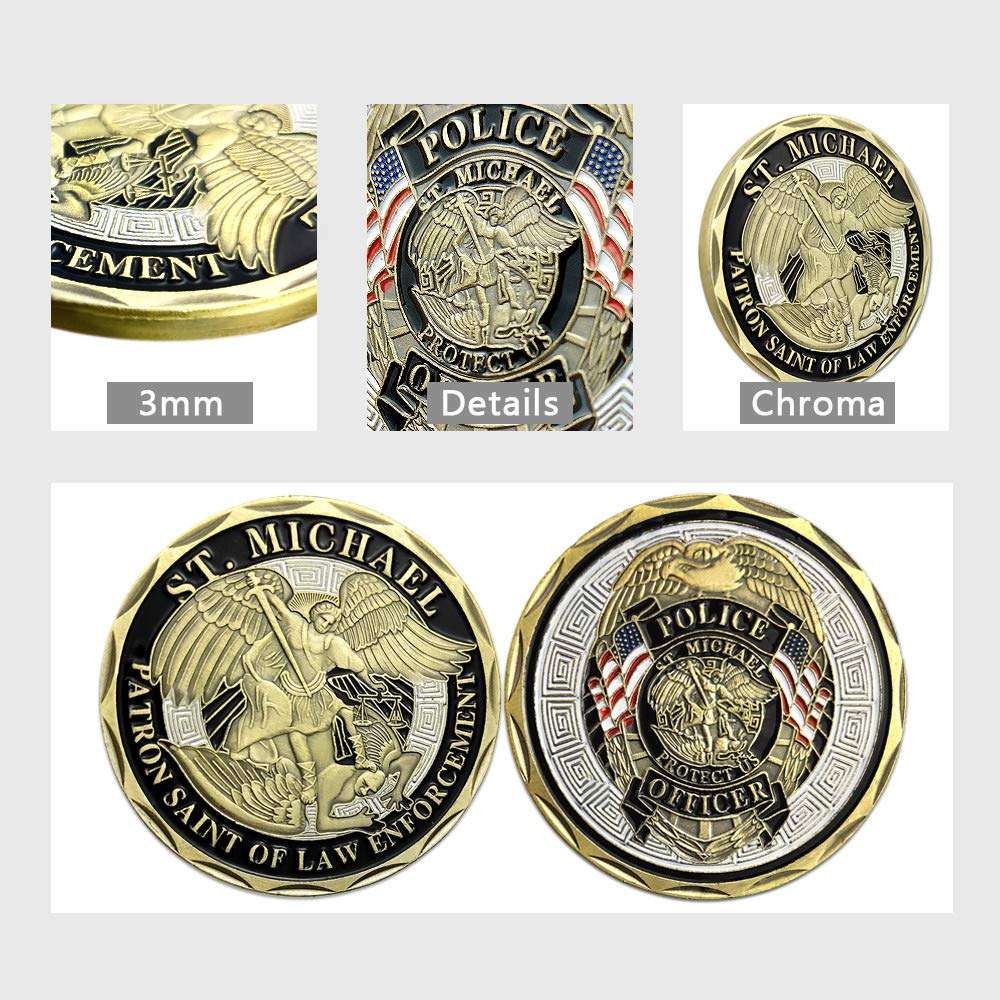 Police Officer St Michael Law Enforcement Challenge Coin 4