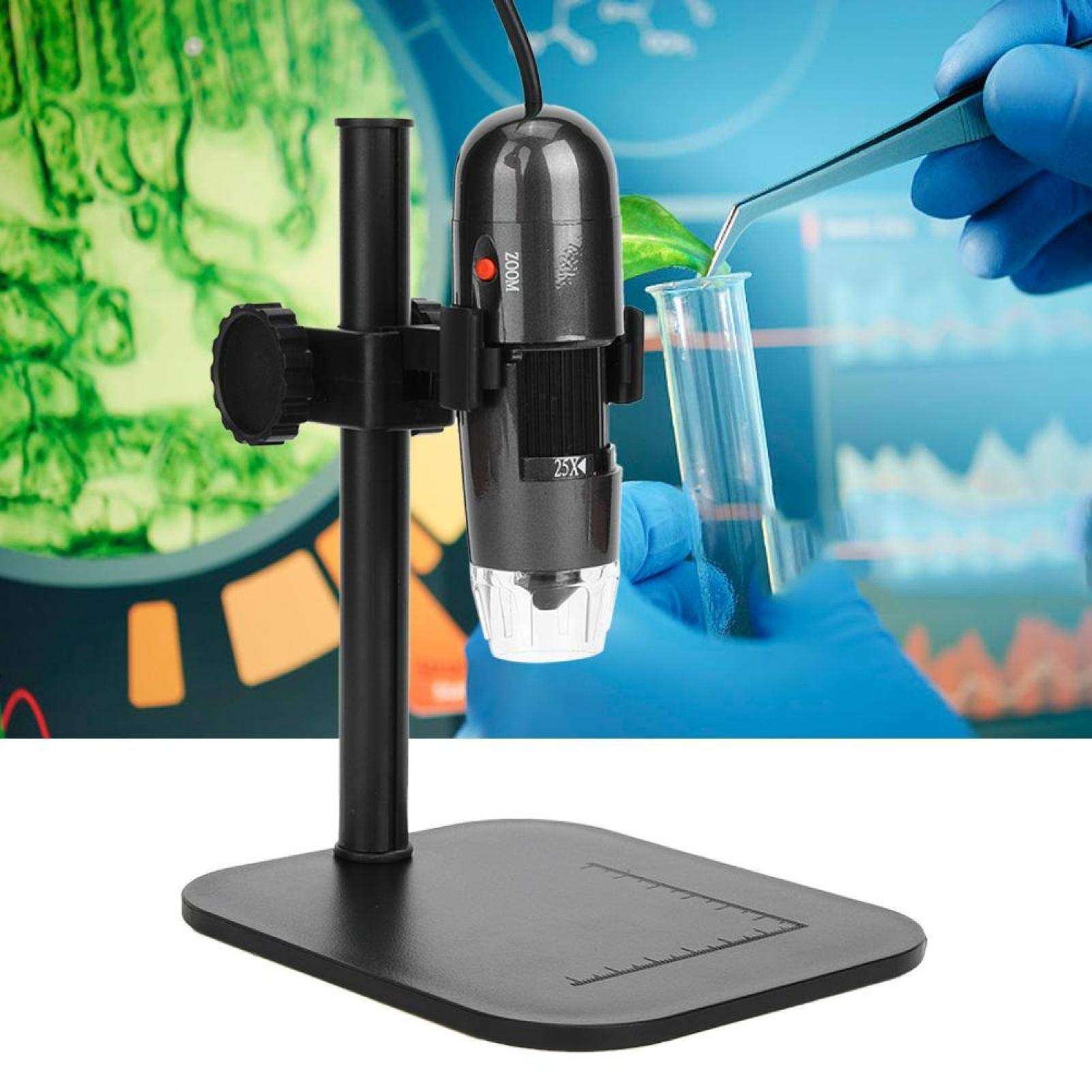 Microscope, Reliable 8 White LED Lights S04 Microscope with Lifting Bracket for Industry for Instrument 6