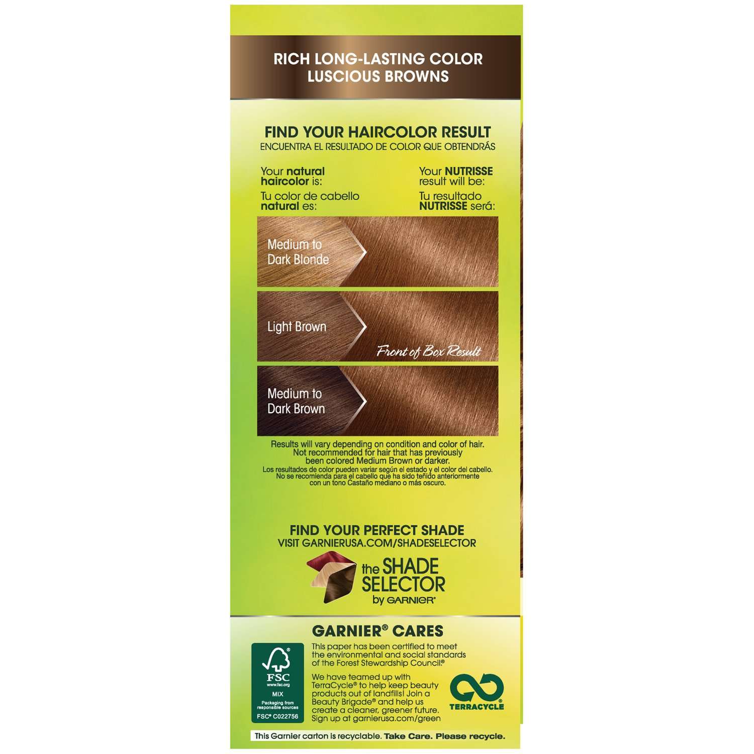 Garnier, Nutrisse Nourishing Hair Color Creme Packaging May Vary, 63 Light Golden Brown (Brown Sugar), 3 Count 3