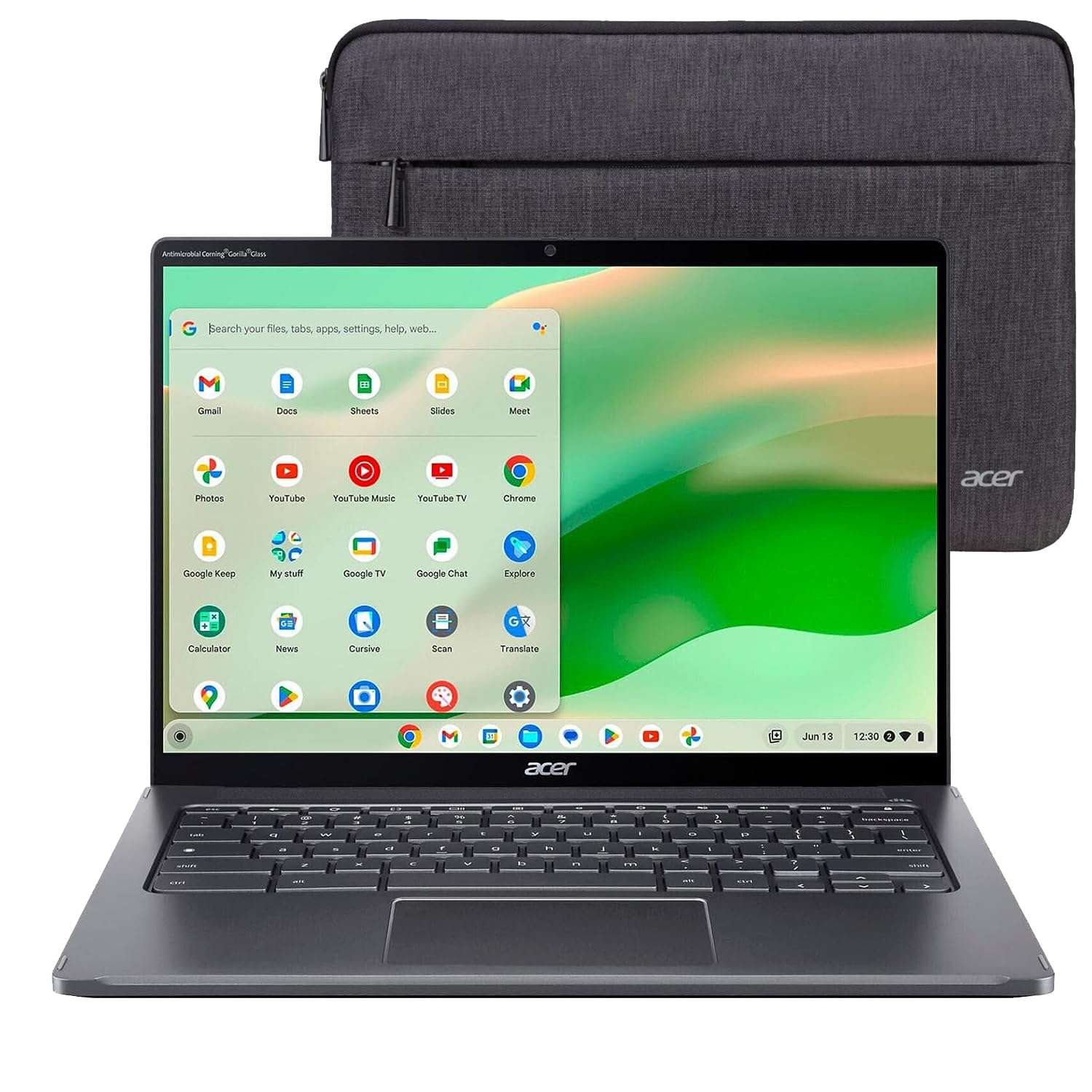 acer Chromebook Spin 714 2-in-1 Laptop | 14" FHD+ Touch | Intel 10-core i5-1335U (>i7-1255U) | 8GB DDR4 256GB SSD | Backlit USB-C Thunderbolt HDMI Sleeve ChromeOS + HDMI Cable 4