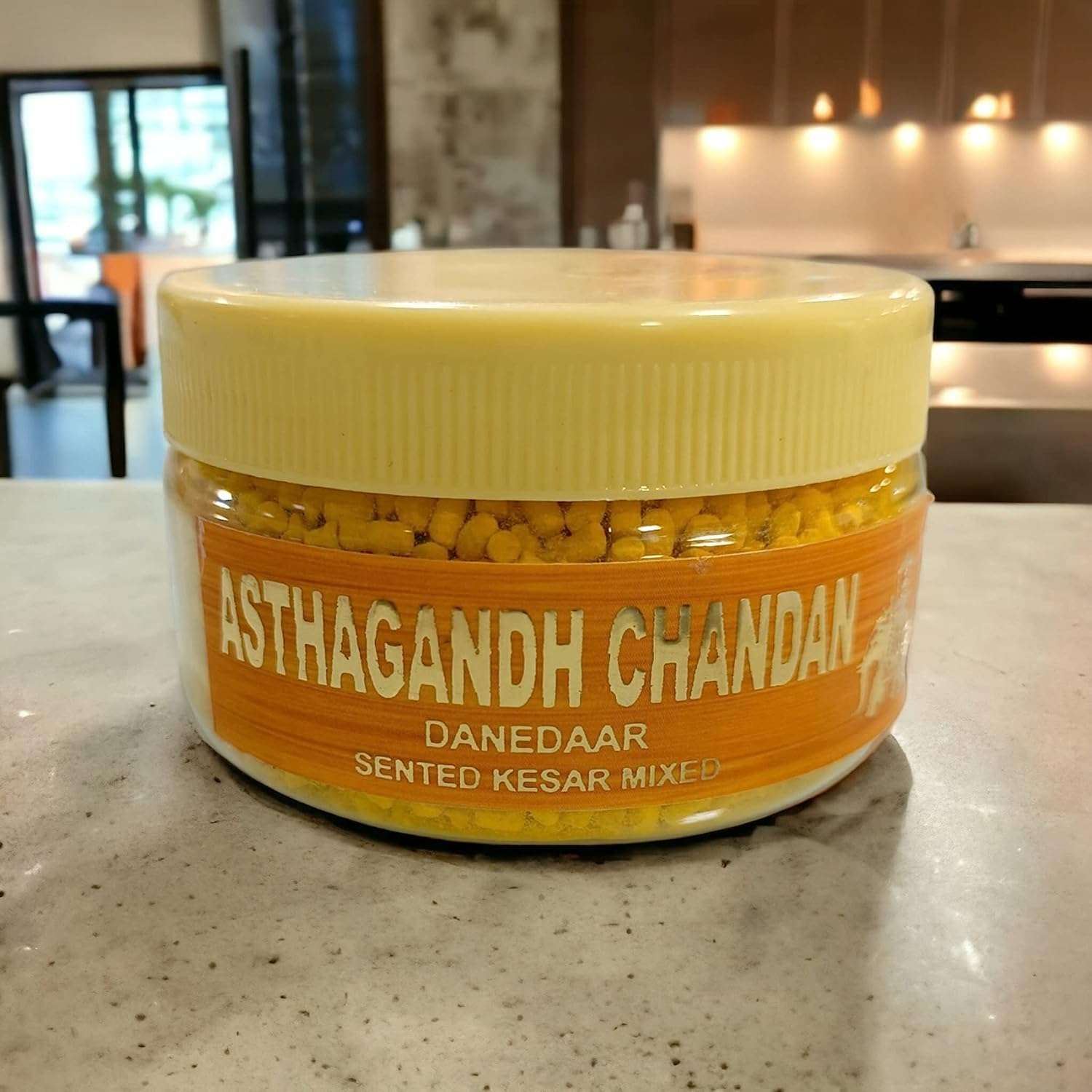 DEV SAMAGRI 100% Pure keshar Asthagandh Chandan Tilak (Danedar Chandan) (Small) 3