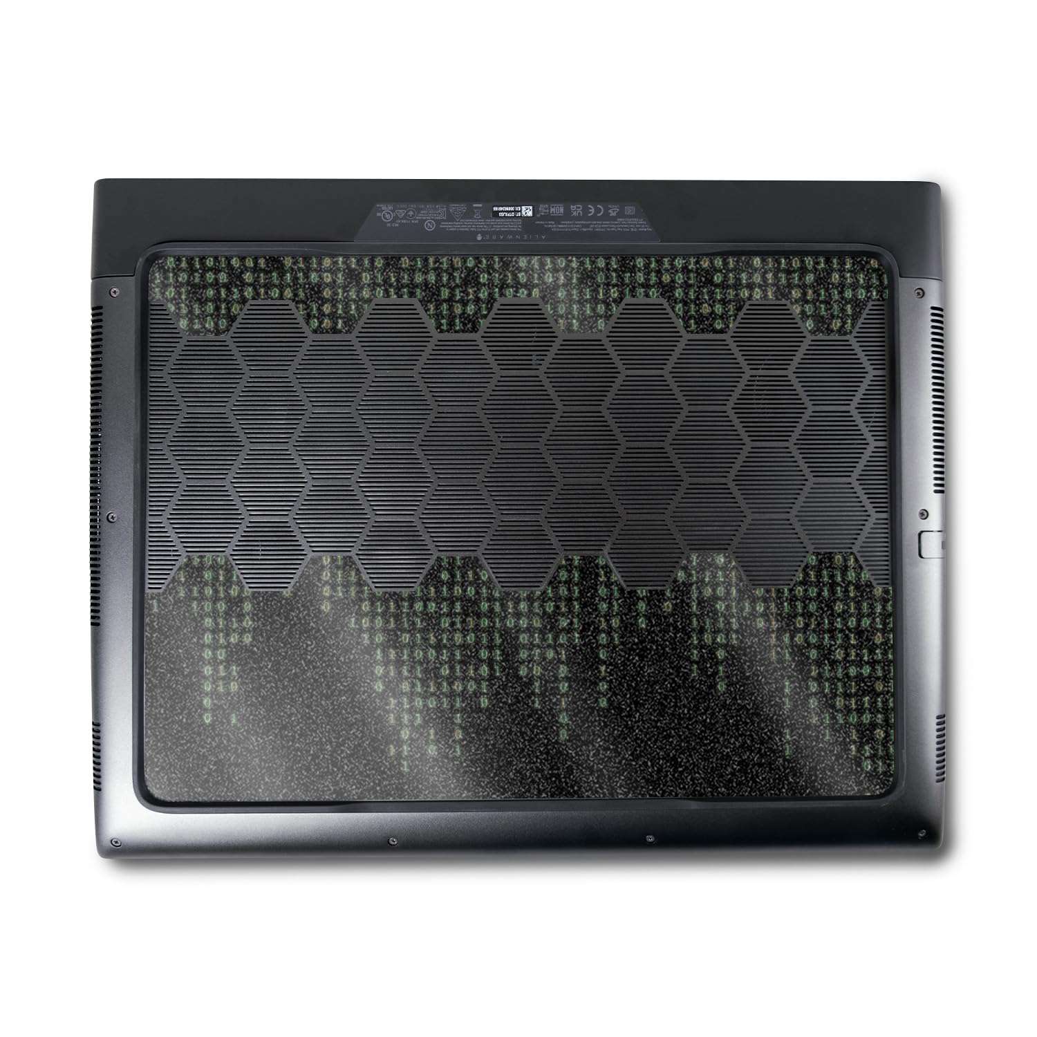 MightySkins Glossy Glitter Skin Compatible with Alienware M18 R1 (2023) Full Wrap Kit - Red Pill | Protective, Durable High-Gloss Glitter Finish | Easy to Apply & Change Styles | Made in The USA 4