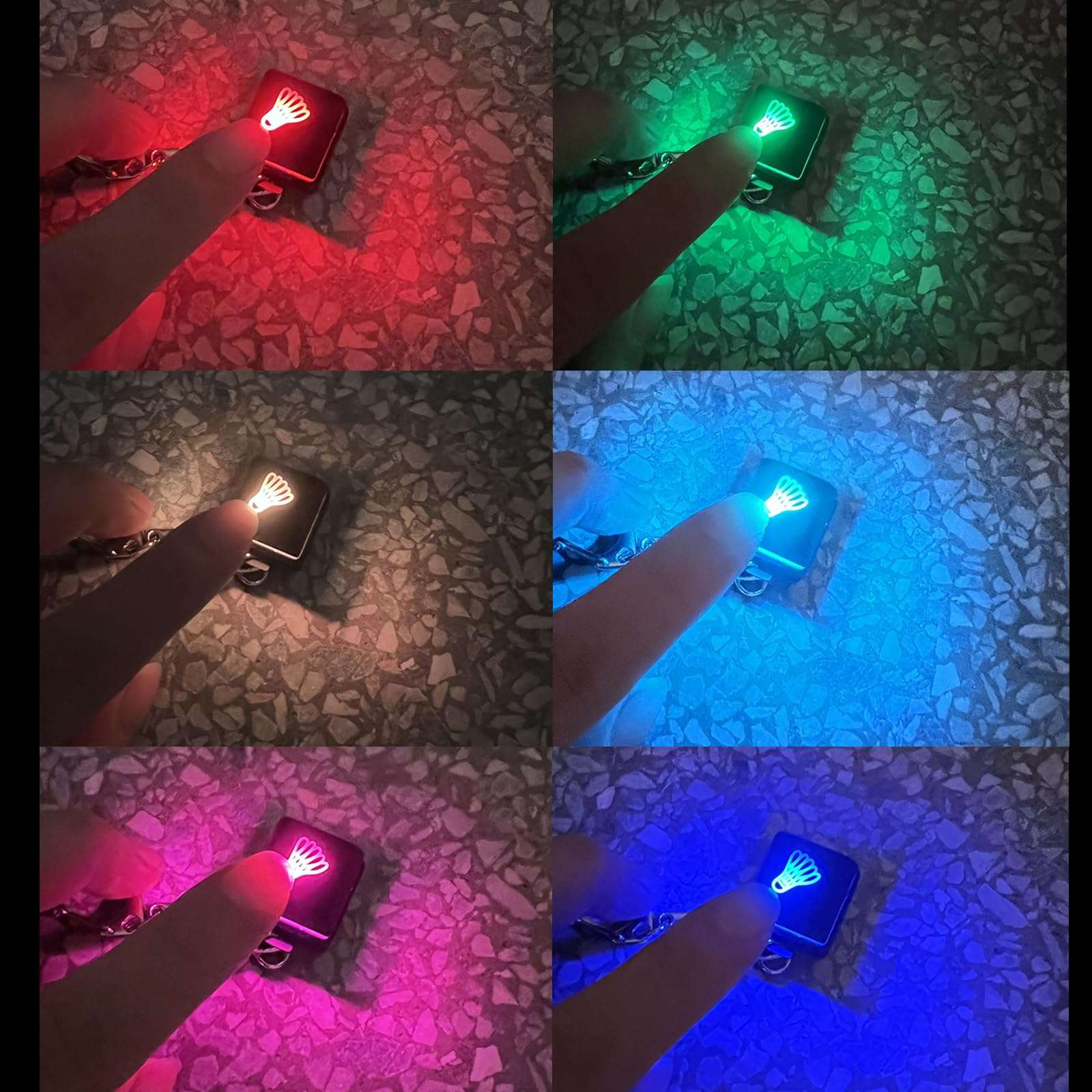 1PC LED Switch Tester Key Cap Keychain for Mechanical Keyboard Toy Stress Relief Gift Shaft Tester Tester Tool Mechanical Key Tester 6