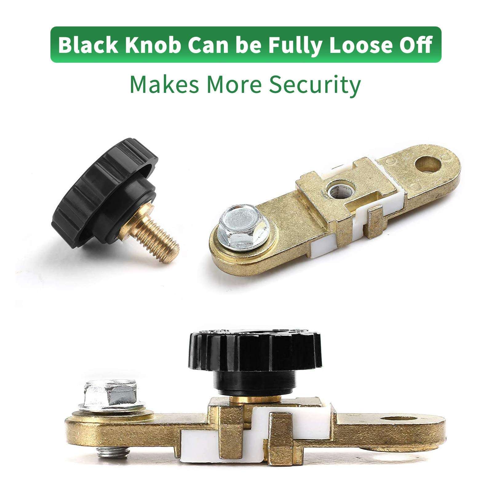 Spurtar Side Post Battery Disconnect, Battery kill switch, Battery shut off switch, Terminal Quick Disconnect Isolator, Automotive Replacement Battery Switches For Car Boat Yacht RV Camper Truck 4