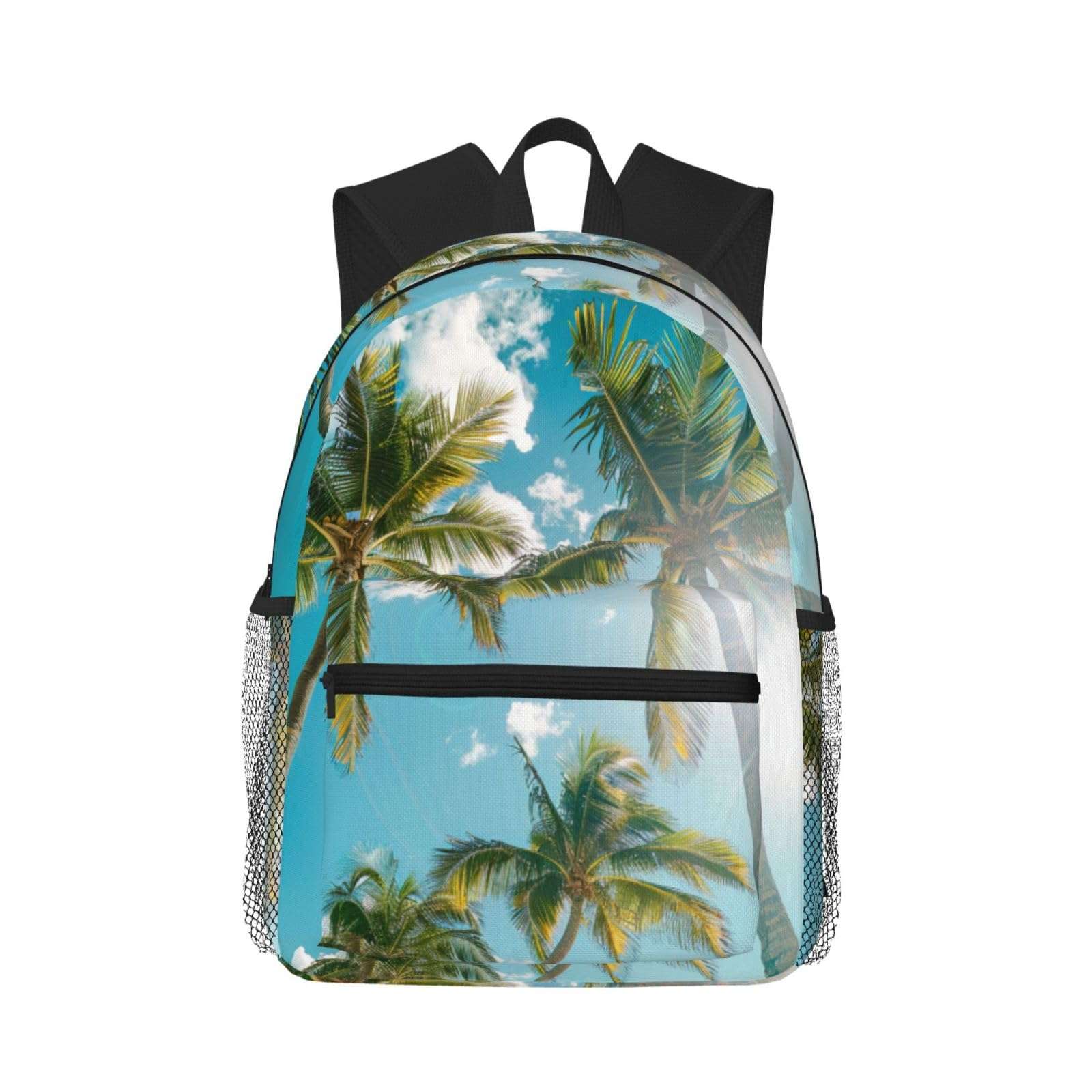 ASSORT Palm Tree Print Laptop Backpack Anti Water Bag For Men Women, Travel, College, Work, And Business 1