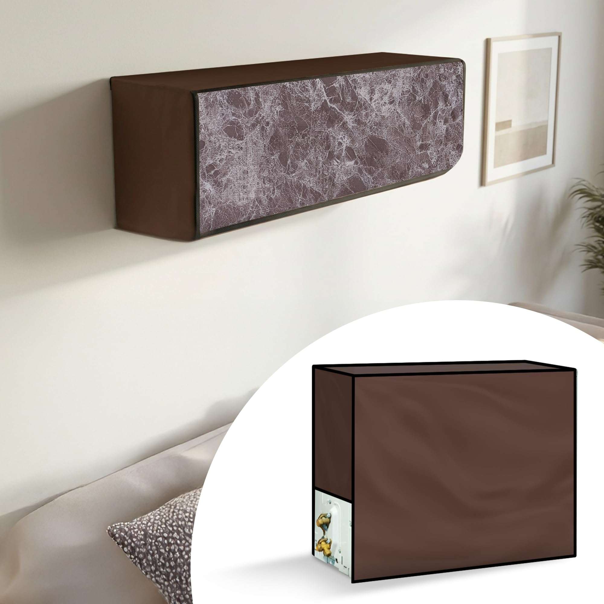 Robustt 1.5 Ton Split AC Cover for Indoor and Outdoor Unit | Waterproof & Dustproof AC Covers with Sun Exposure and Rust Protection 1