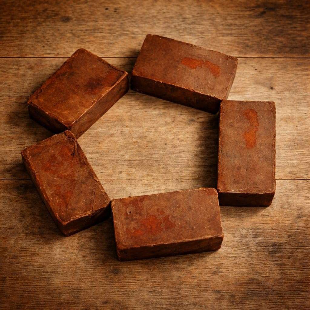 Rattan Black Soap for Utensil Cleaning 500g (5 Pieces) | Powerful Grease Cutting Dishwash Soap for Kitchen Use 3